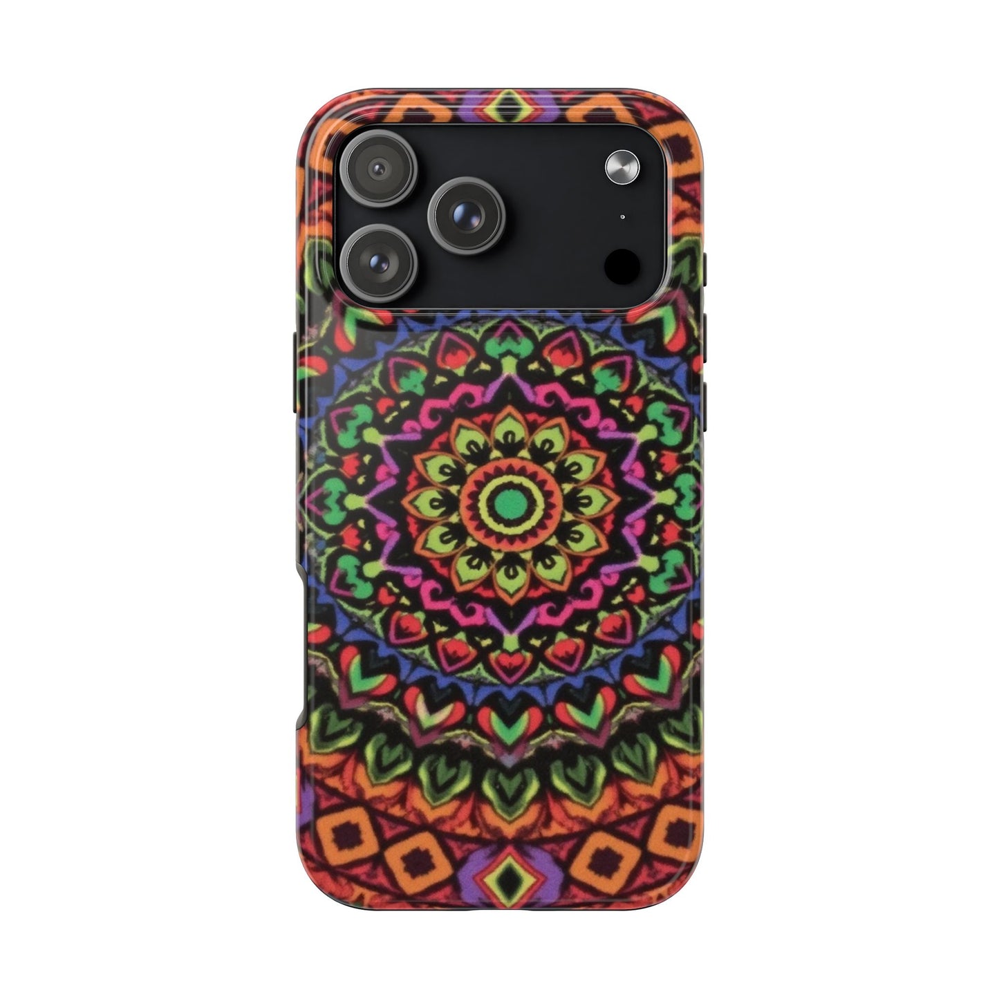 Colorful Mandala Tough Phone Case - Vibrant Designs for Trendy Protection - for iPhone