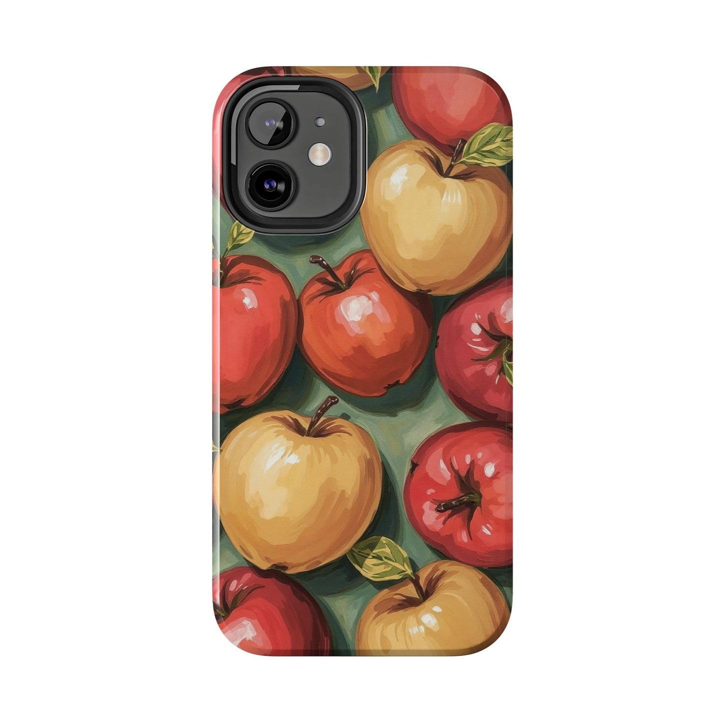 Colorful Painted Apples Art Tough Phone Case - Durable & Stylish Protection - for iPhone