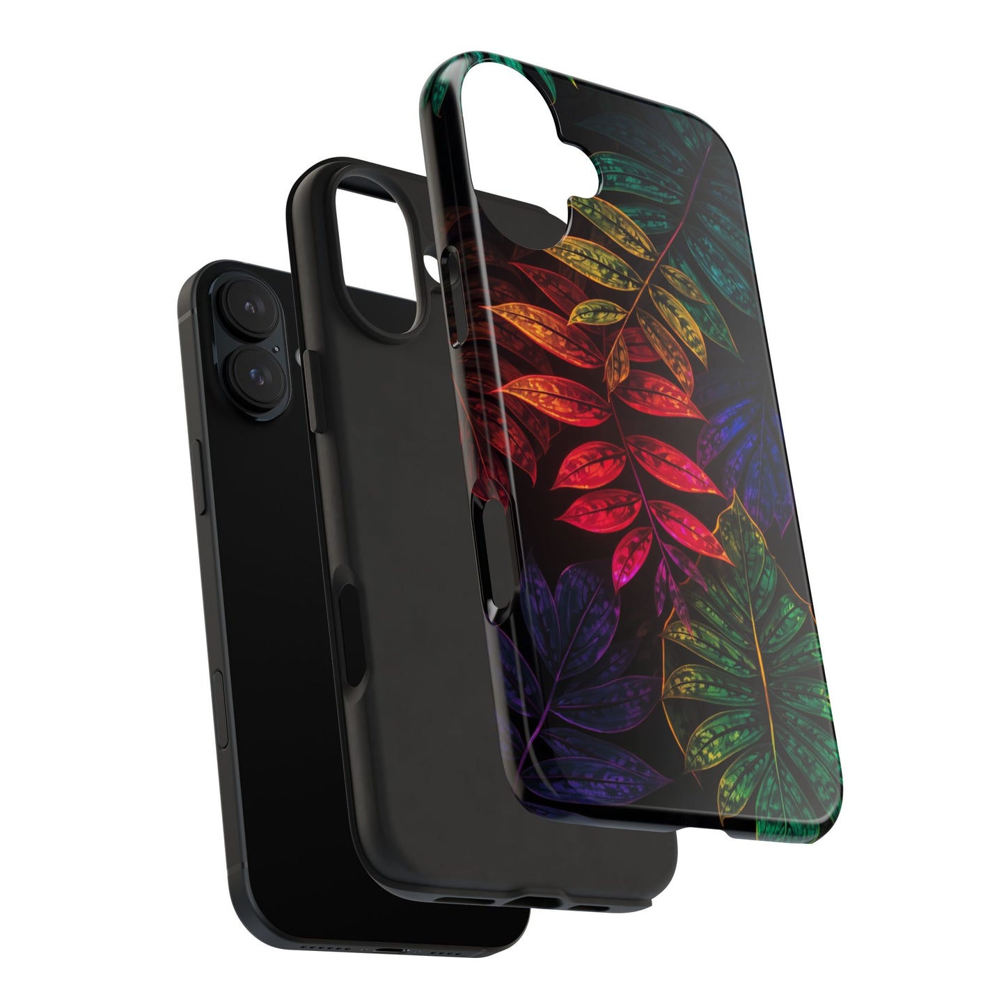 Vibrant Tropical Leaf Tough Phone Case