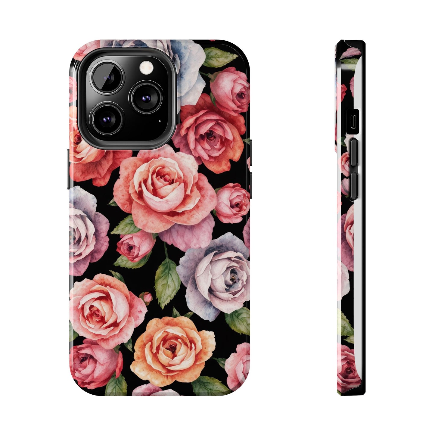 Elegant Floral Tough Phone Case - Perfect for Nature Lovers - for iPhone