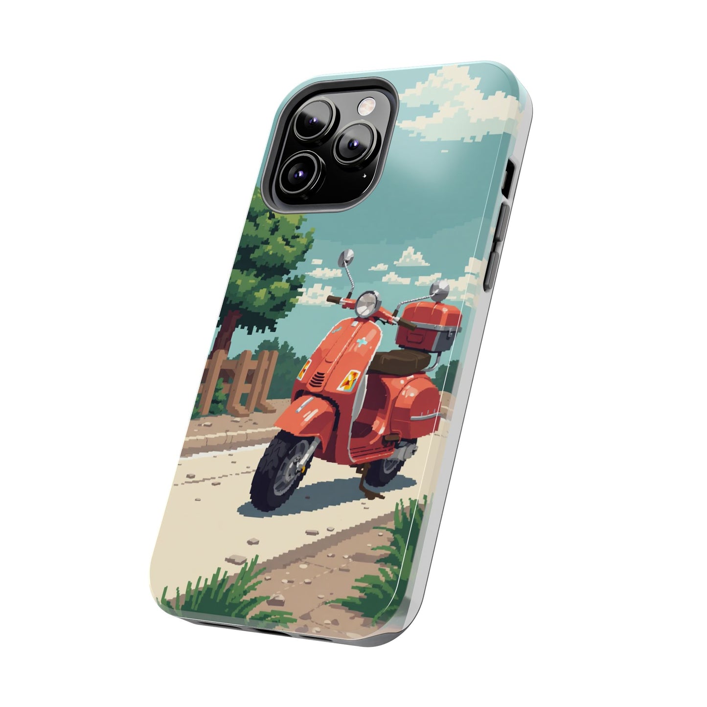 Retro Scooter Phone Case - Tough & Stylish Protection