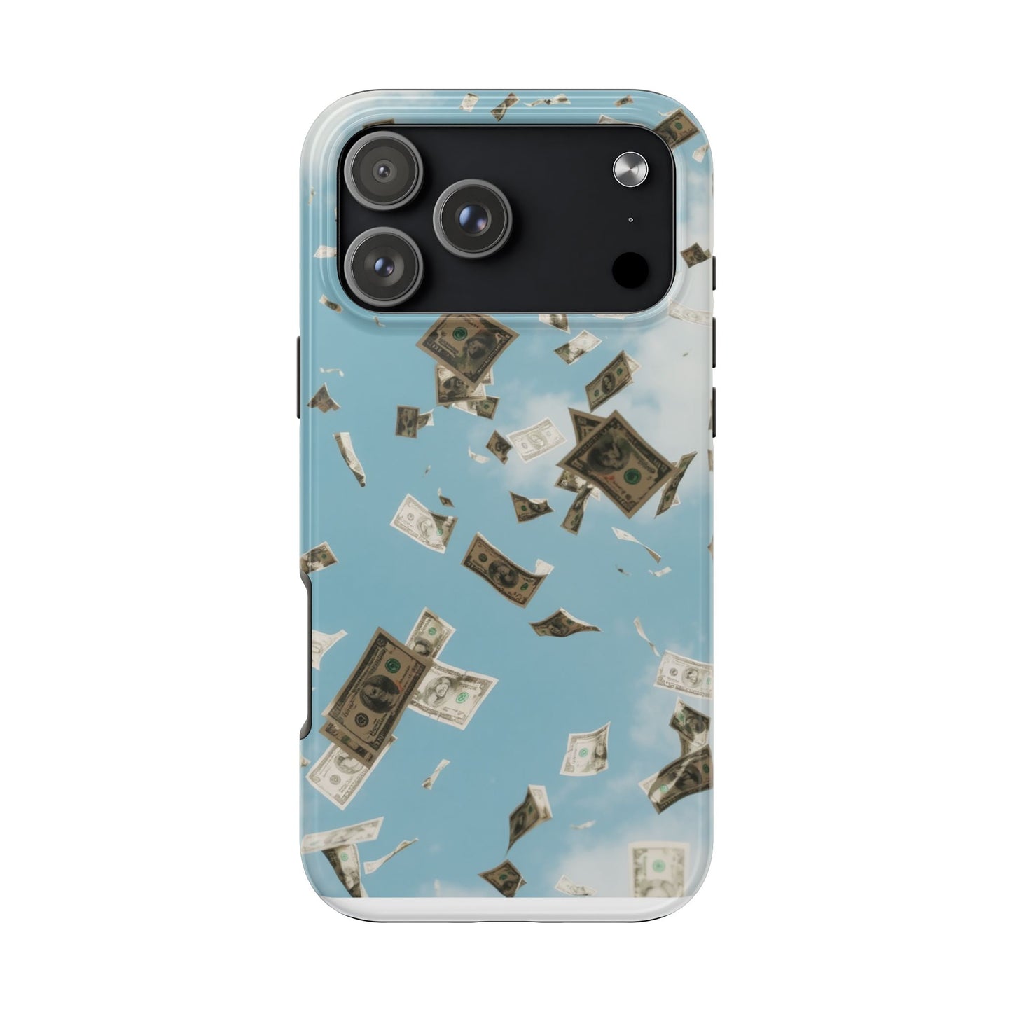 Cinematic Money Rain Phone Case | Tough & Stylish Accessory for Trendsetters, Gift for Birthdays, Graduations, and Celebrations