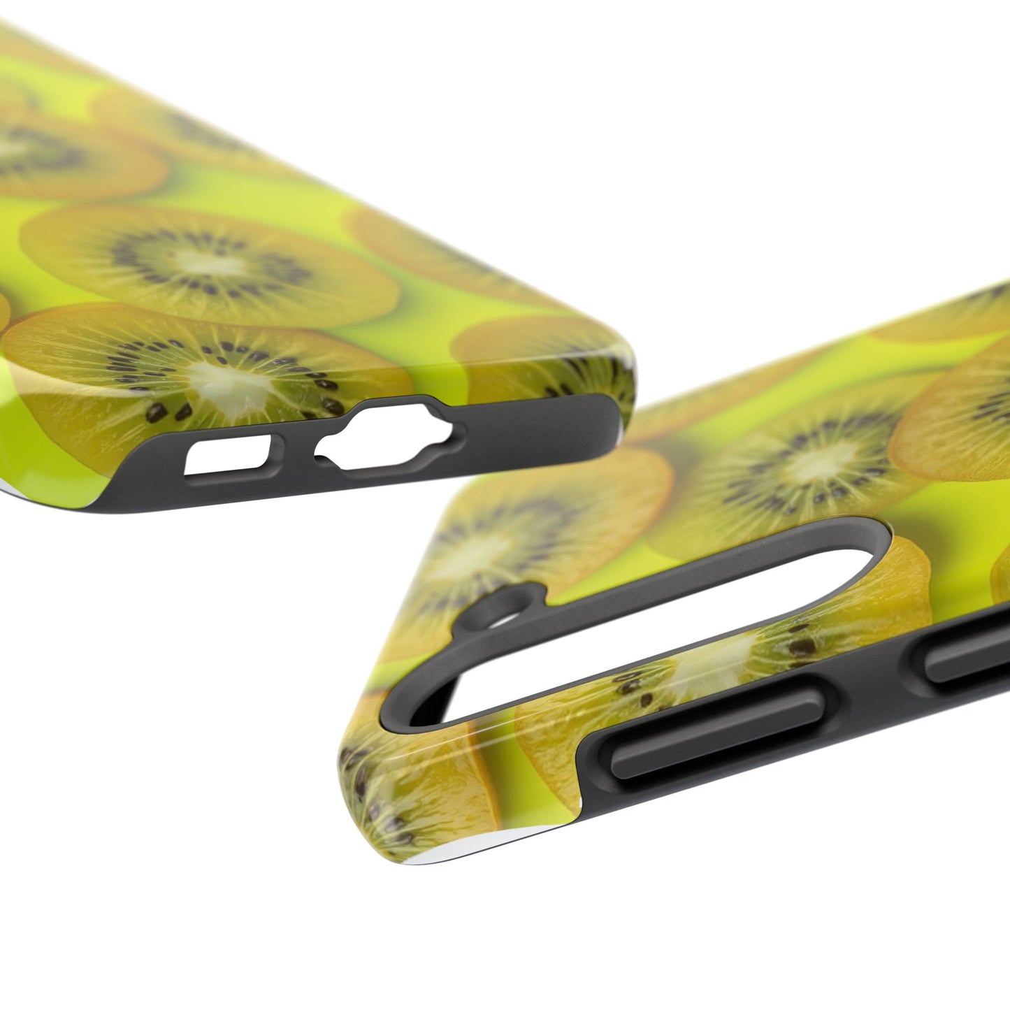 Vibrant Kiwi Tough Phone Case - Bright Yellow Design for Fruit Lovers