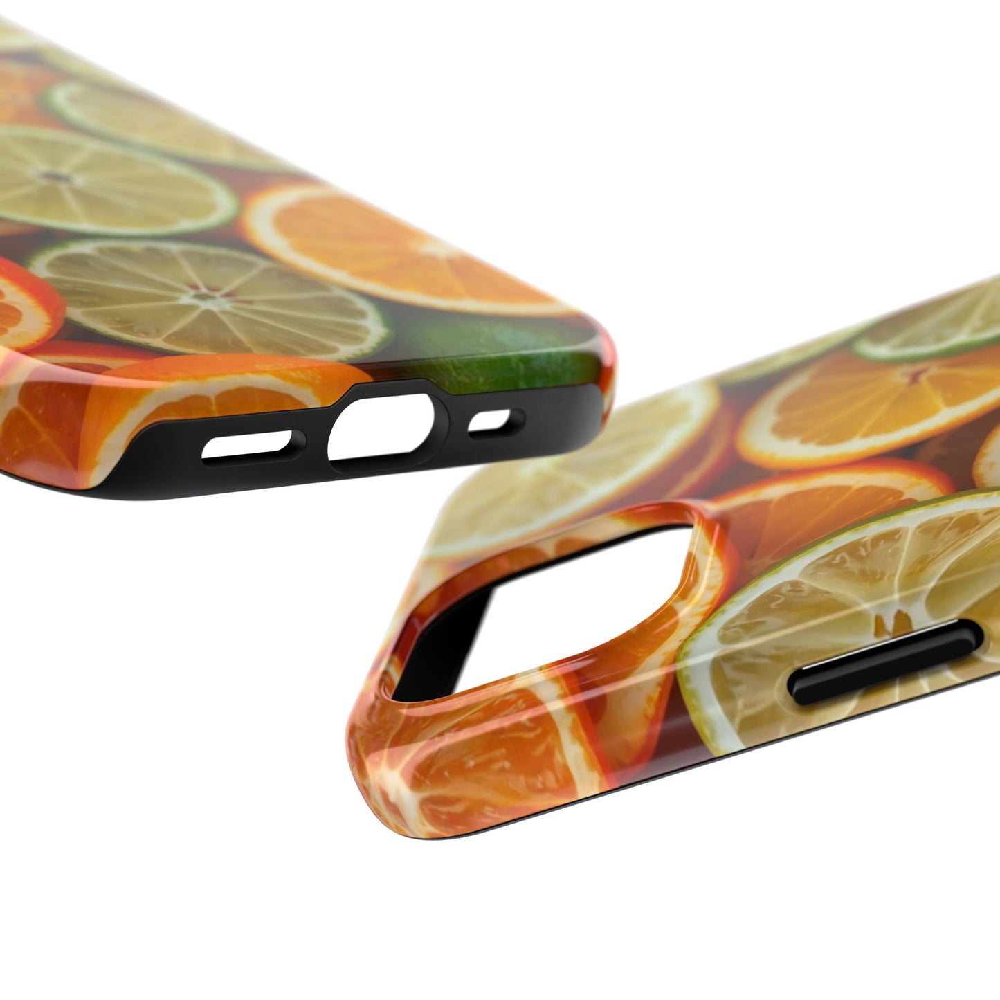 Citrus Slice Tough Phone Case – Vibrant Fruit Design for Summer Fun