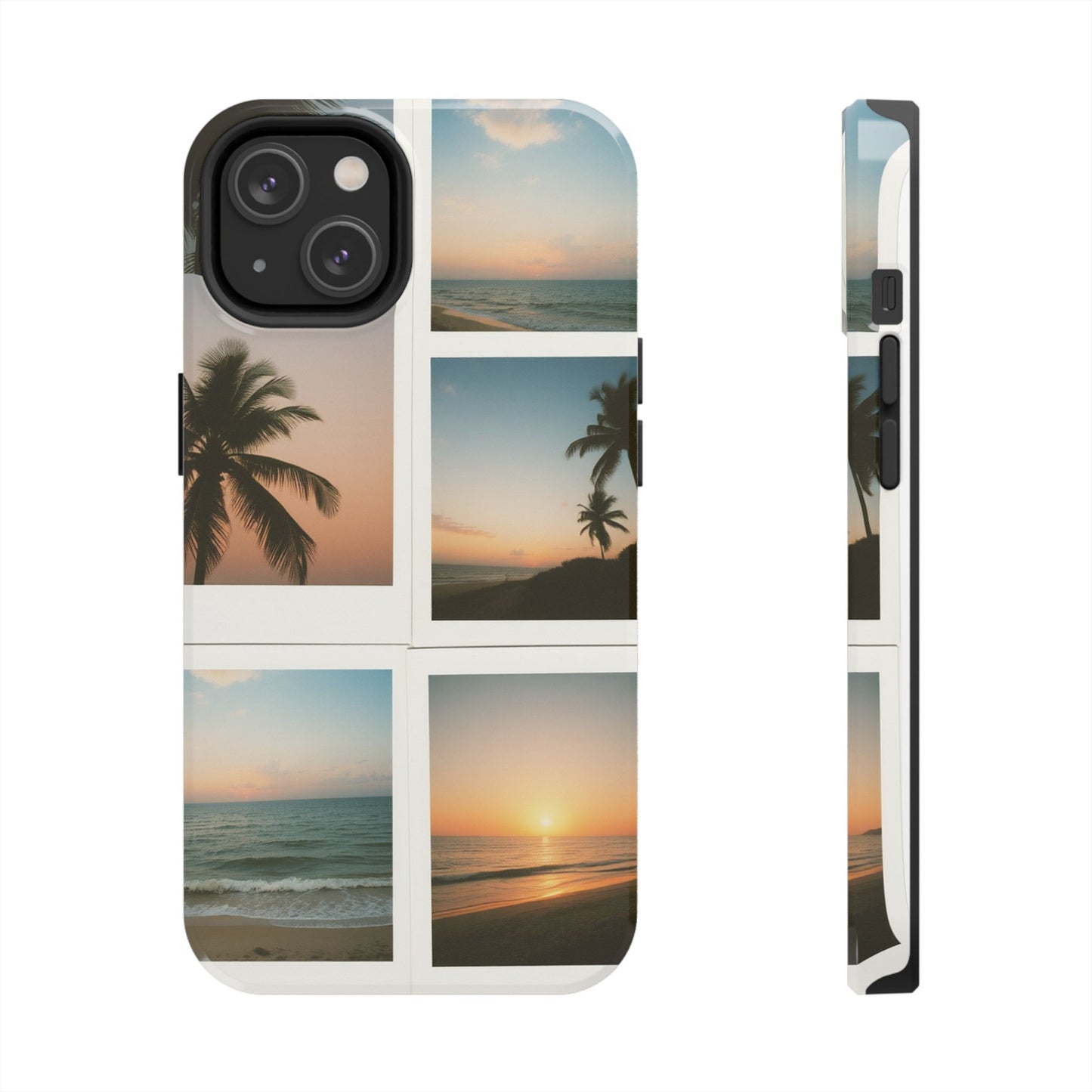 Tropical Sunset Tough Phone Case - Beach Vibes for Summer Adventures