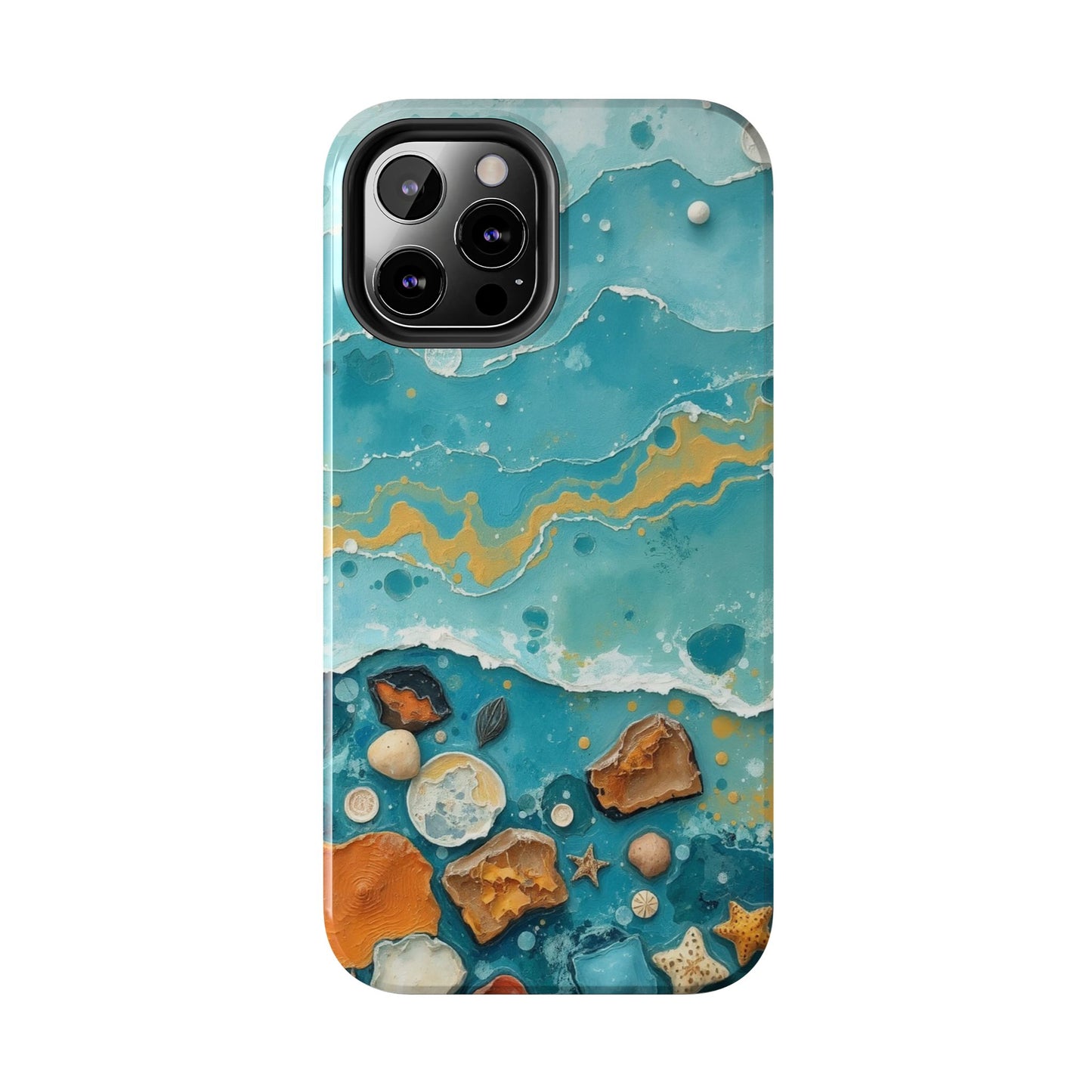 Ocean-Inspired Tough Phone Cases - Coastal Beach Vibe, Easy Accessory for Beach Lovers