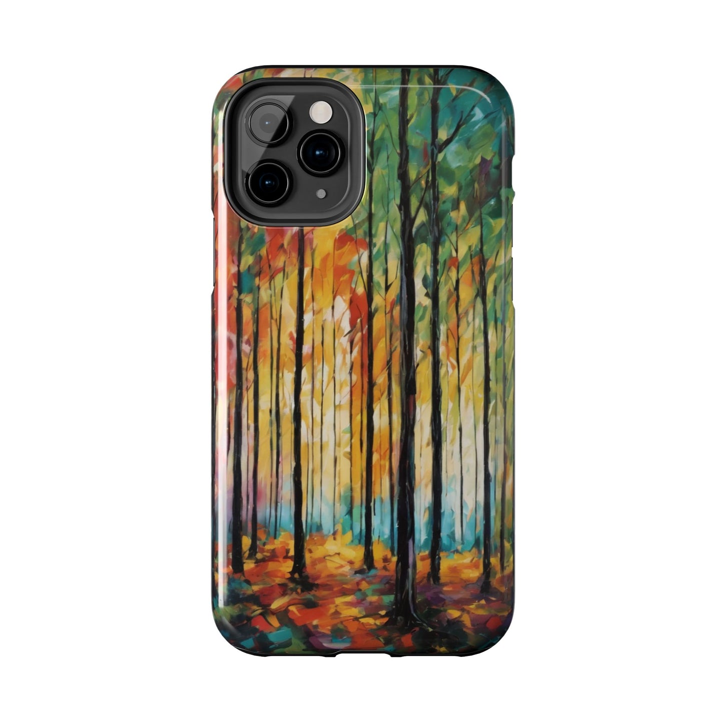 Autumn Forest Tough Phone Case - Colorful Nature Design - for iPhone