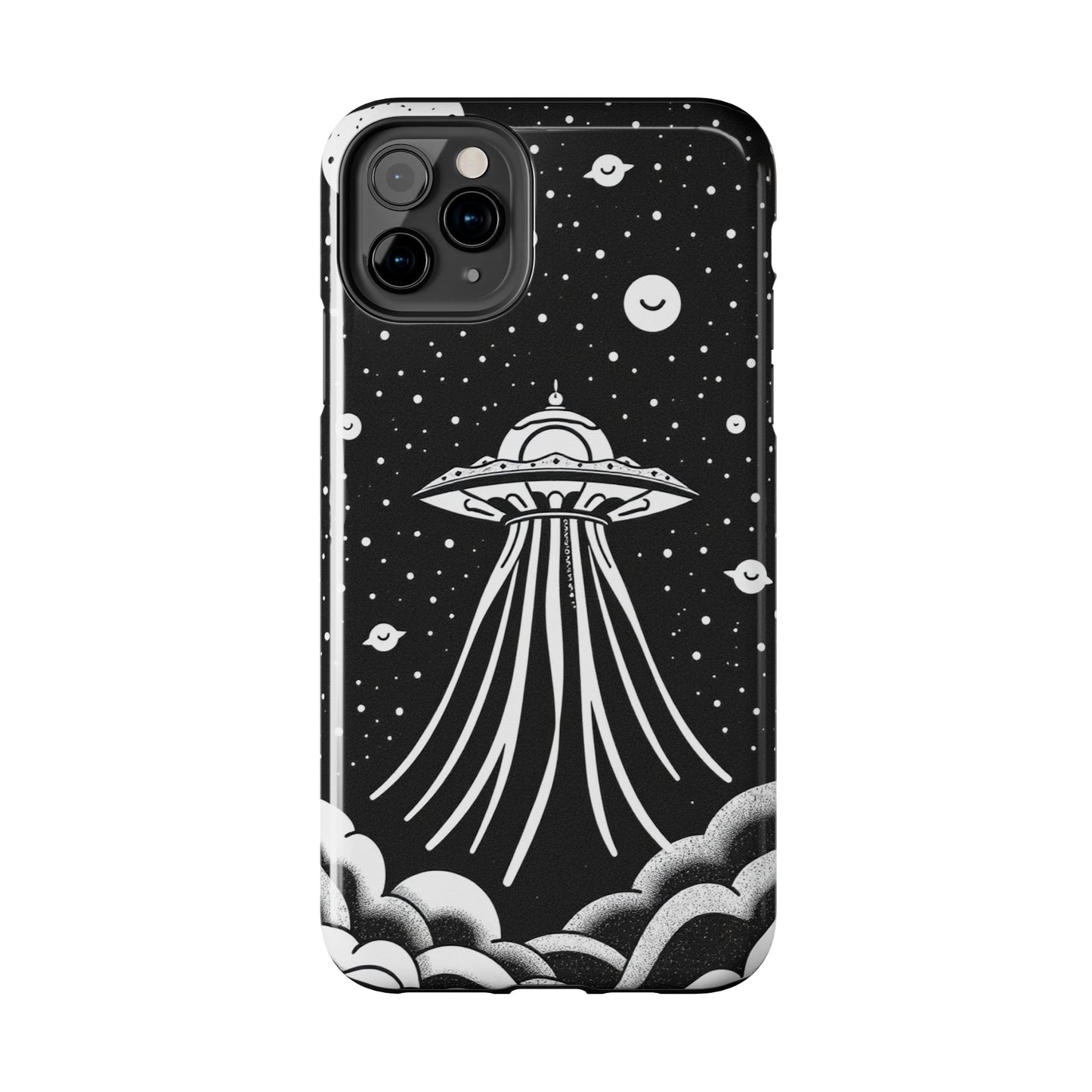 Galaxy UFO Tough Phone Case - Durable Protection with Unique Space Design