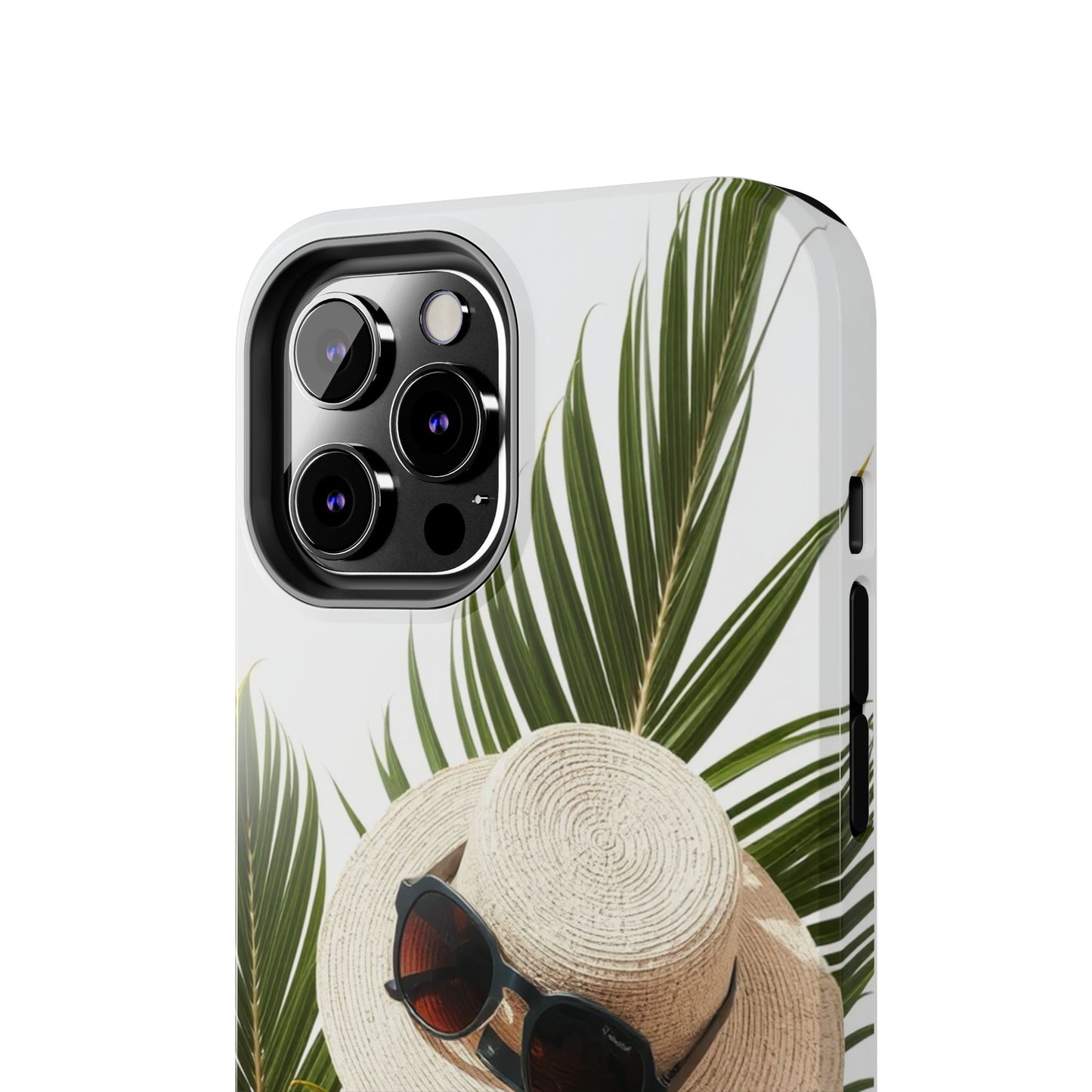 Tropical Phone Case - Summer Vibes with Hat & Sunglasses Design