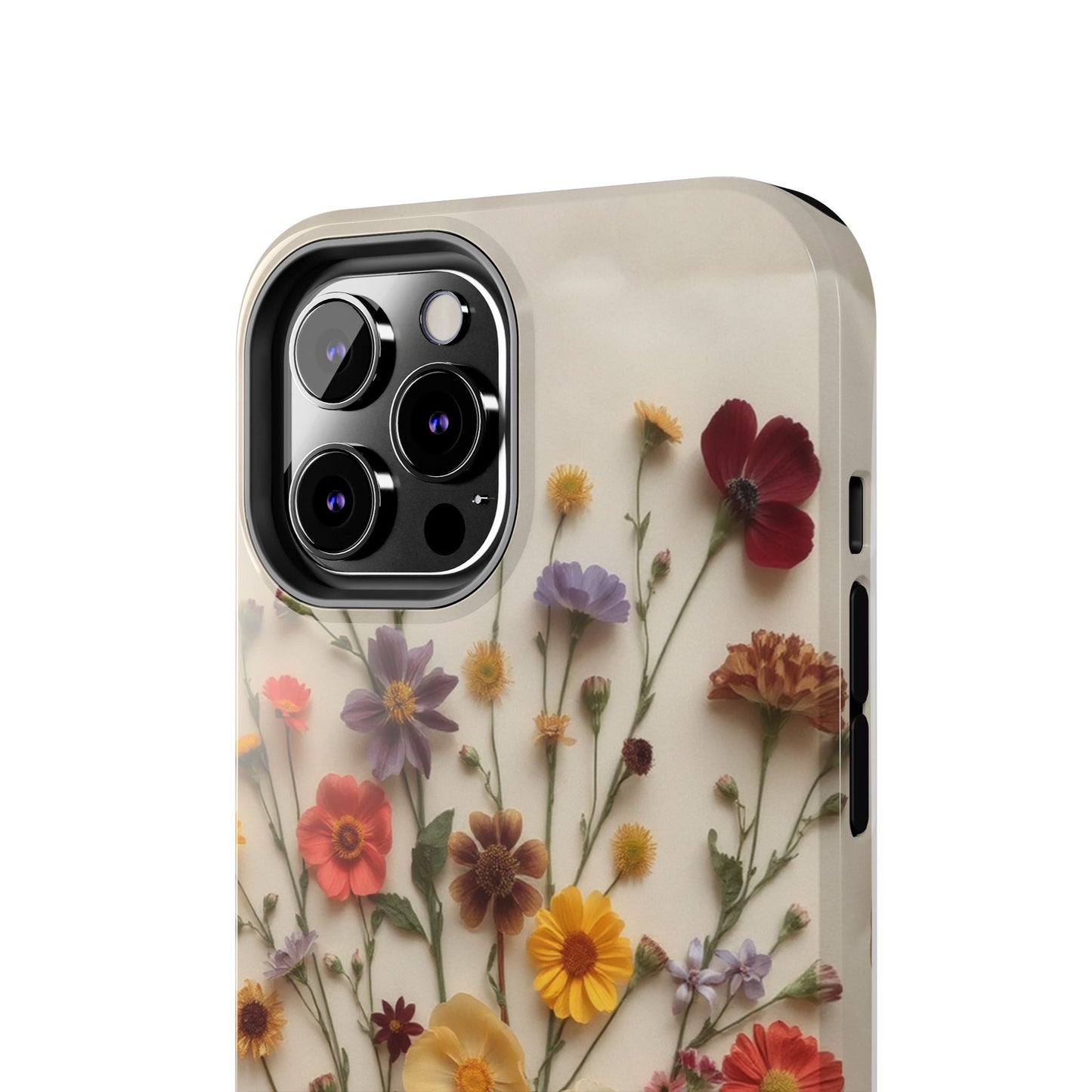 Floral Tough Phone Case - Durable Protection with Nature-Inspired Design