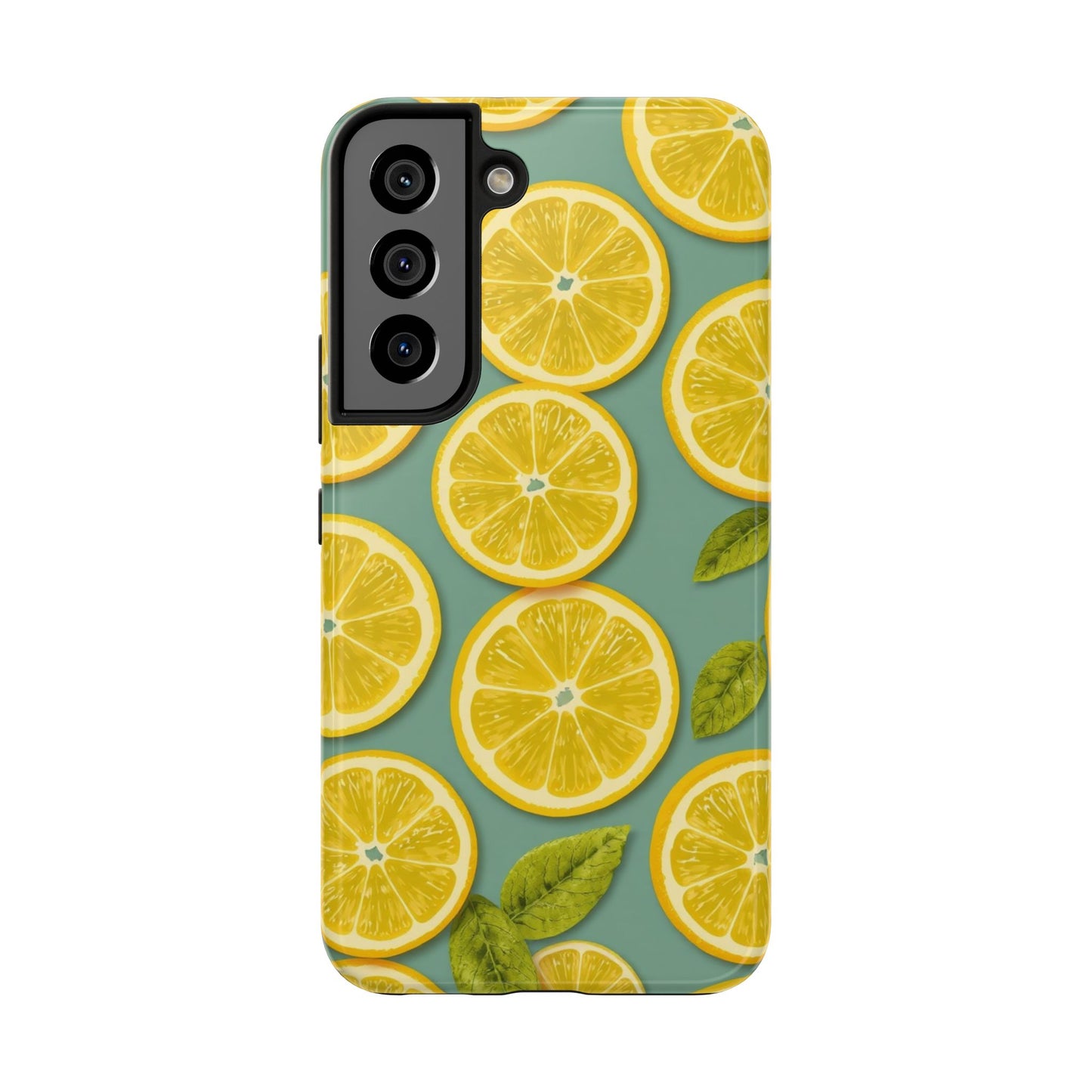 Tough Lemon Pattern Phone Case - Vibrant Citrus Design for Summer Vibes - for iPhone