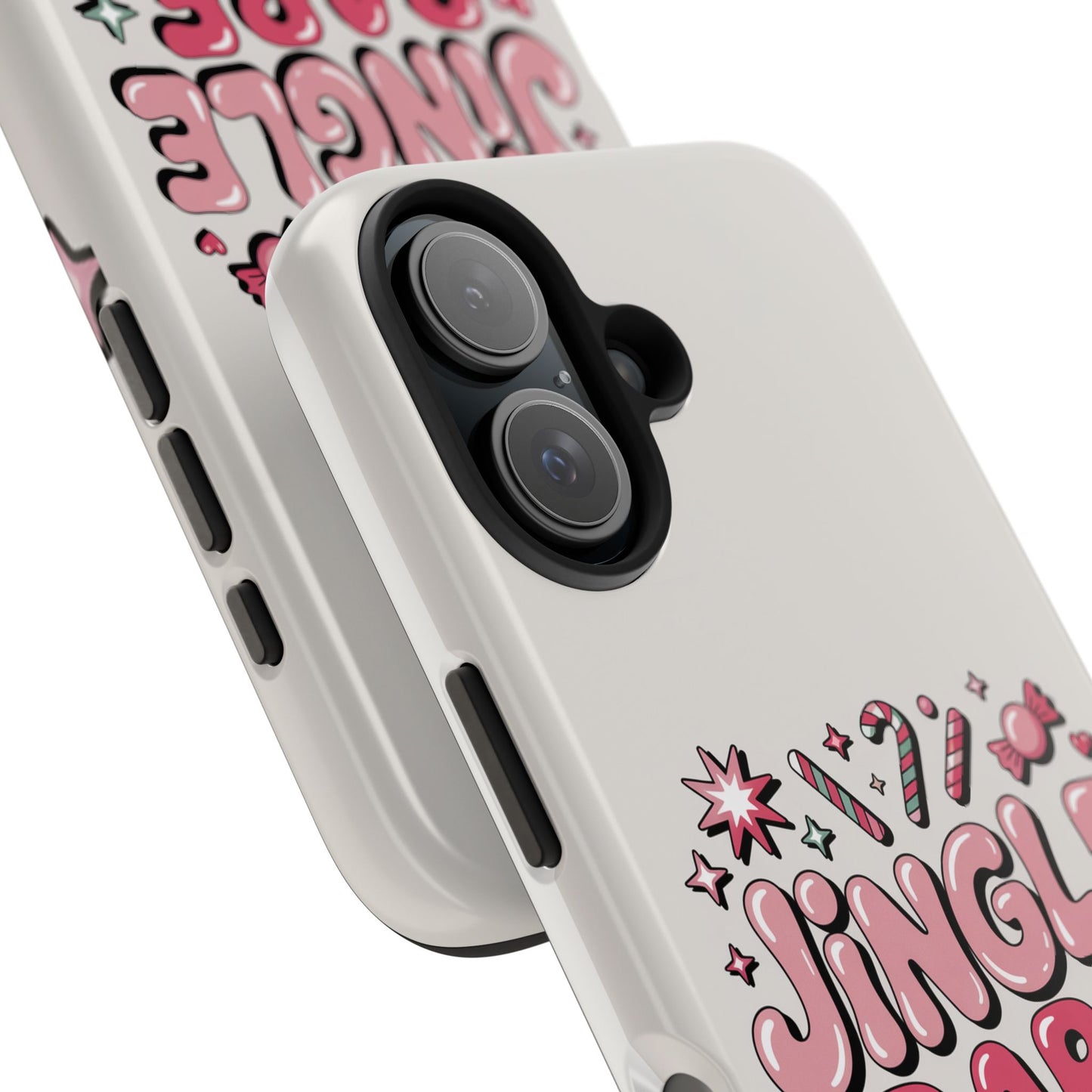 Jingle Babe Tough Phone Case - Festive Holiday Protection for Your iPhone