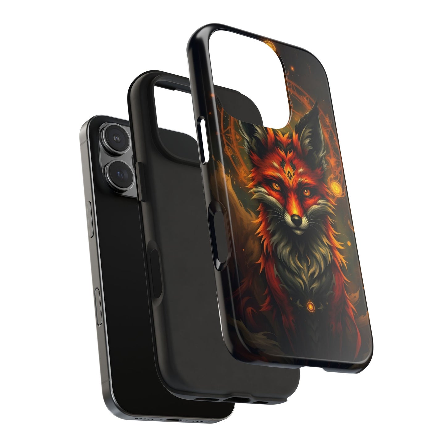 Mystical Fox Tough Phone Case - Durable Protection with Enchanting Design - for iPhone