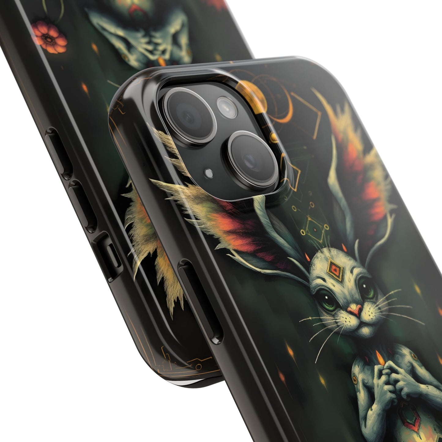 Artistic Rabbit Phone Cases - Unique and Durable Design of Mystical Bunny - for iPhone