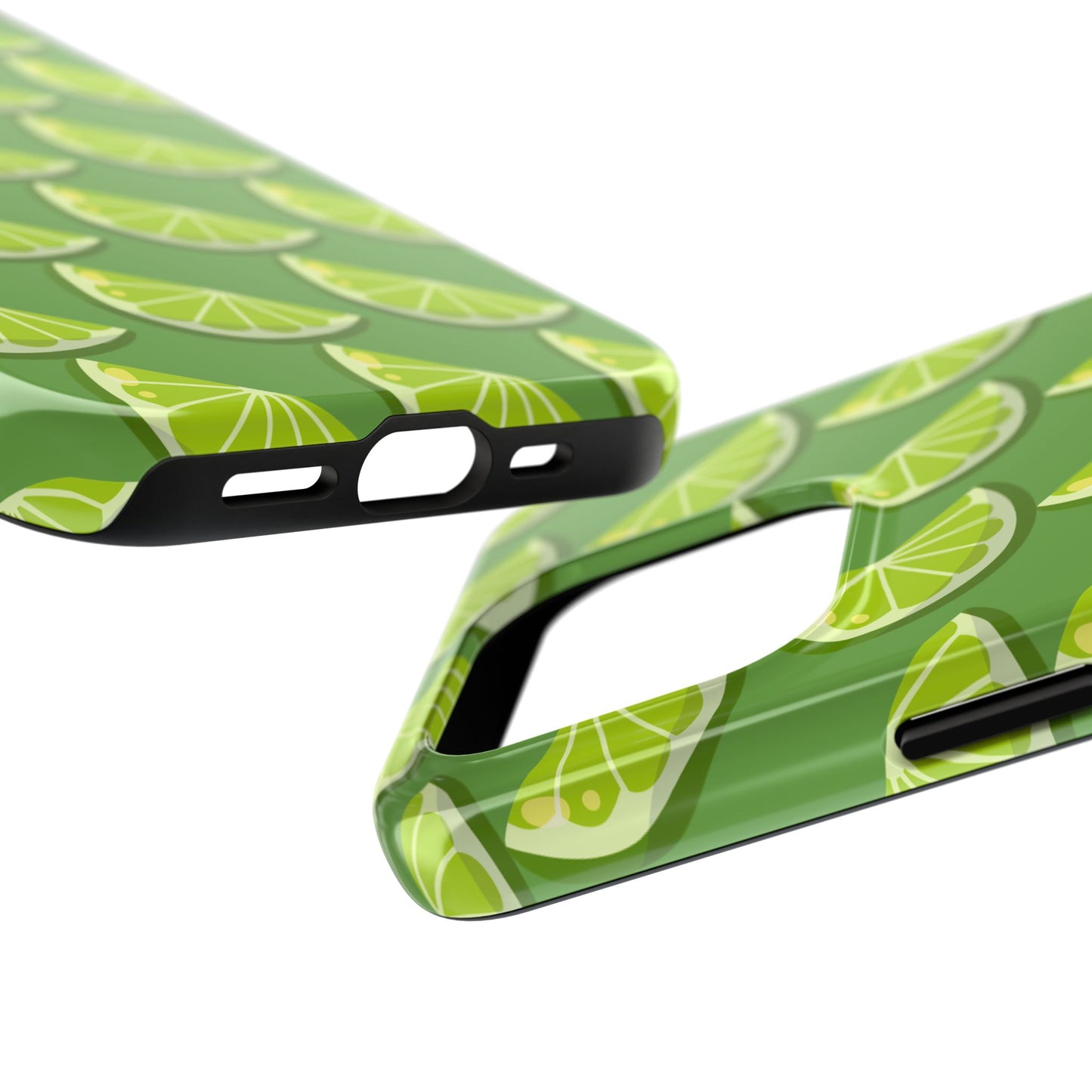 Lime Slice Tough Phone Case - Green Party - for iPhone