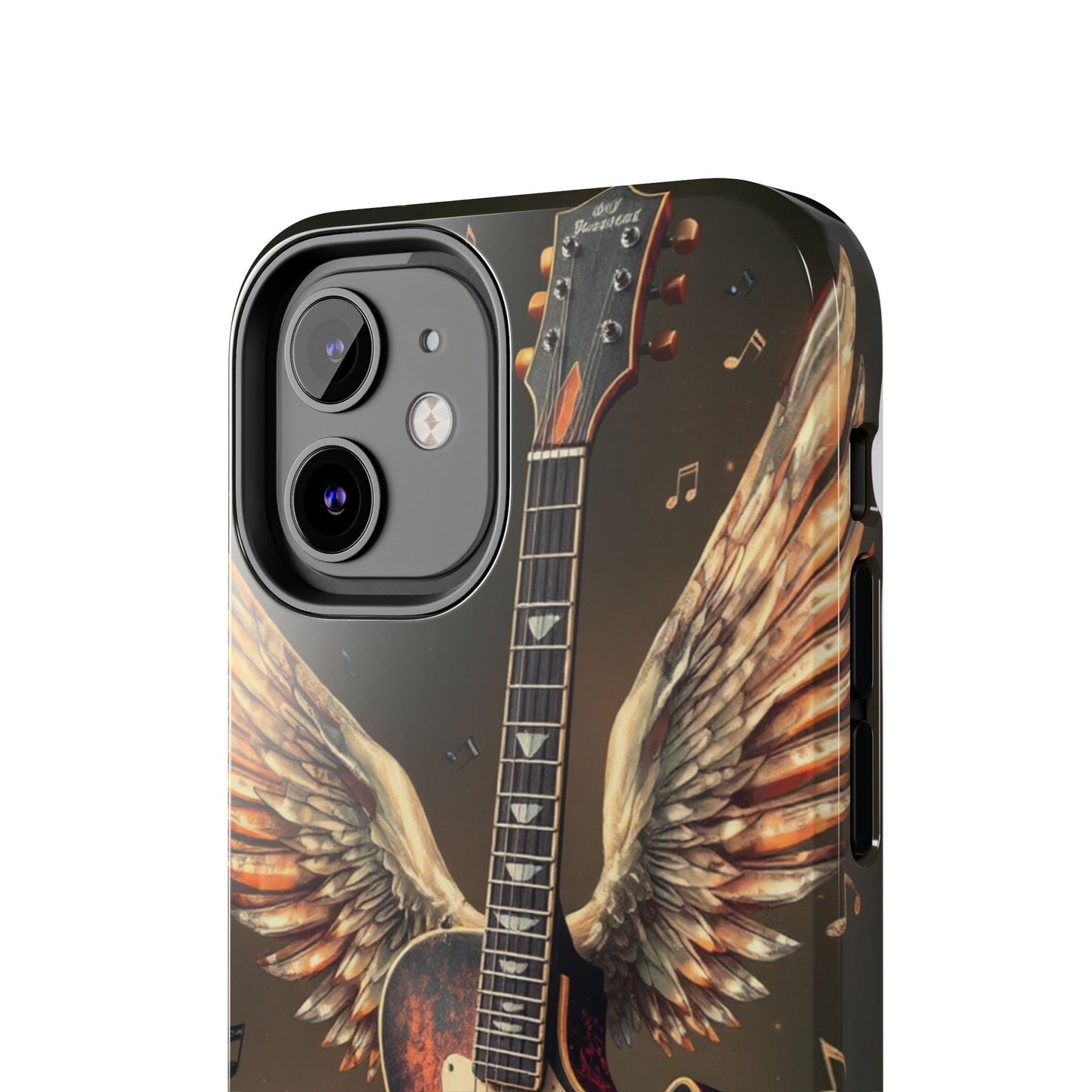 Inspirational Guitar Wing Phone Case - Tough Protection for Music Lovers