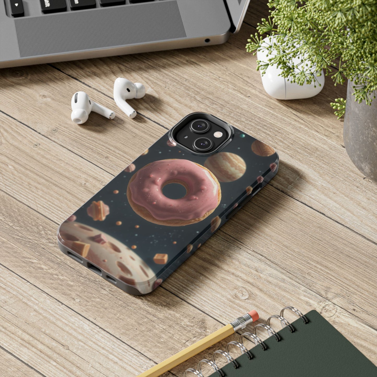 Galaxy Donut Tough Phone Case - Durable & Stylish Protective Cover