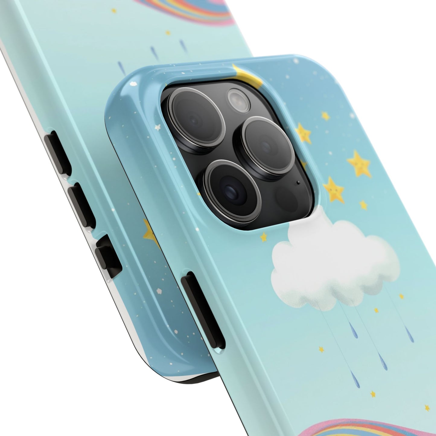 Colorful Rainbow Phone Case - Durable Tough Design for Adventurers
