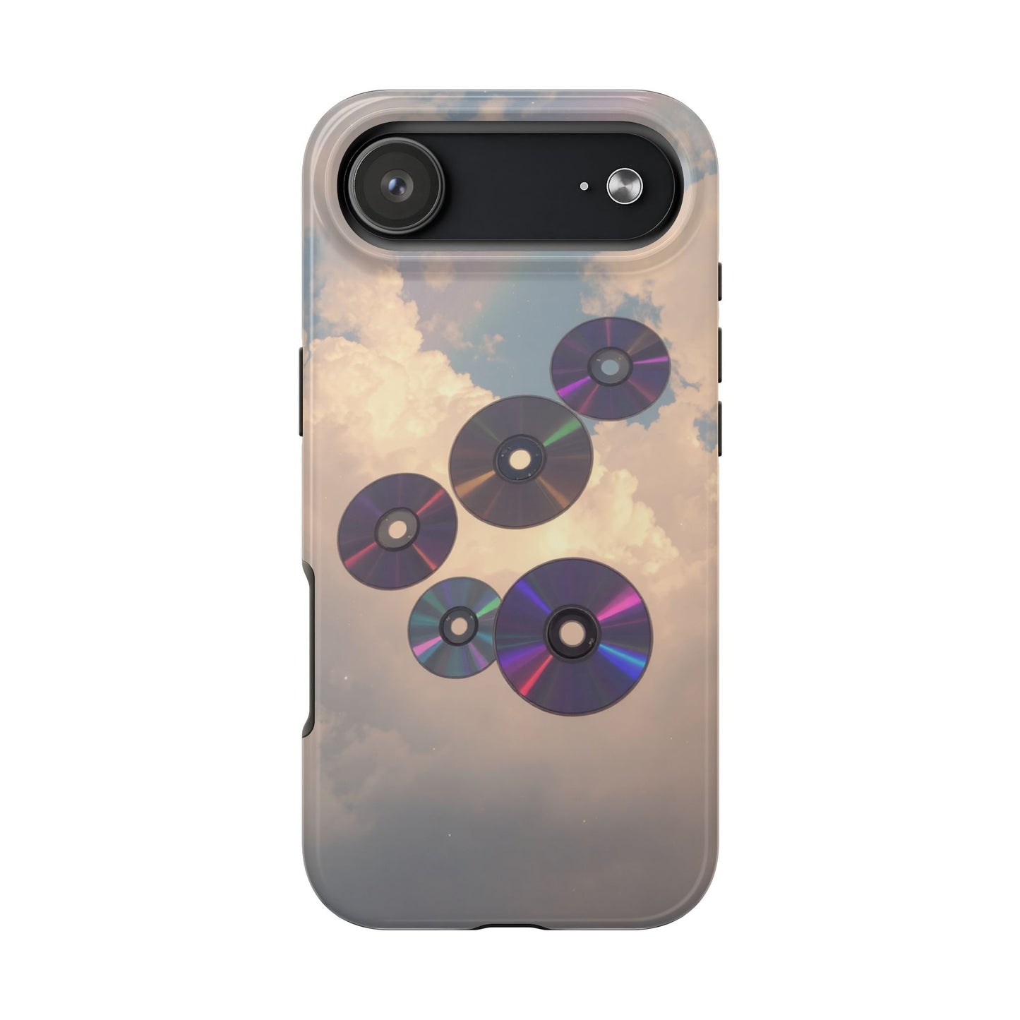 Vibrant Cloud CD Tough Phone Case - Durable and Stylish