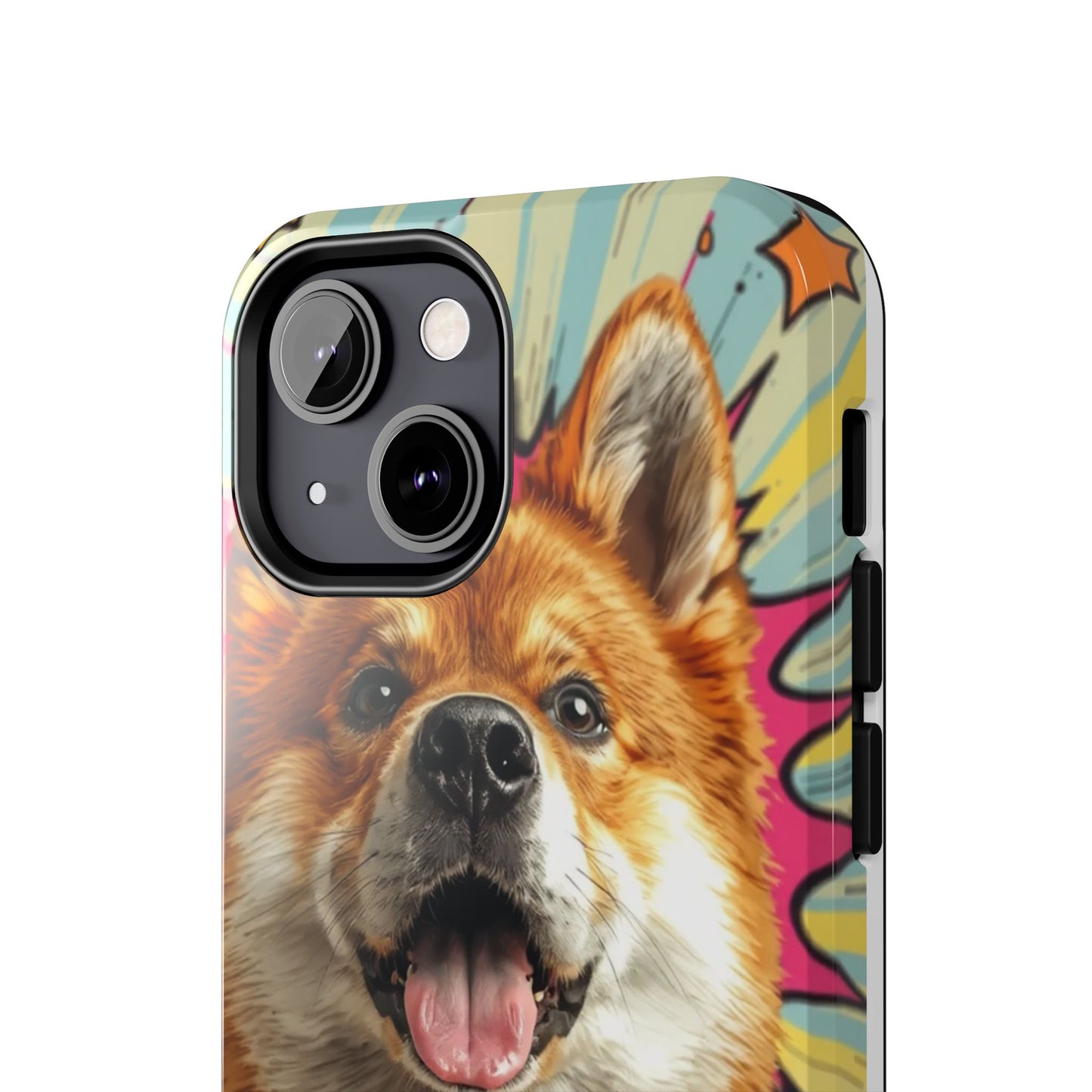 Playful Dog Tough Phone Case - Durable & Stylish Pet Lover Gift