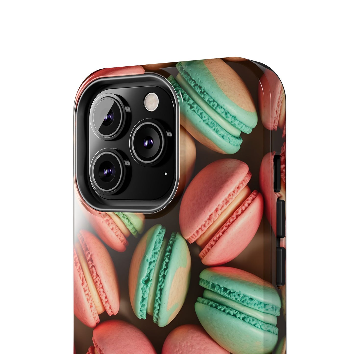 Colorful Tasty Macarons Tough Phone Case - Durable Protection with Sweet Aesthetic - for iPhone