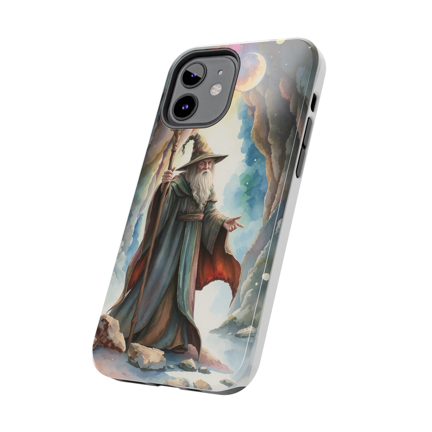 Magical Wizard Phone Case - Tough, Durable Phone Cover for Fantasy Lovers, Geek Gift, Unique Design, Celestial Phone Accessory