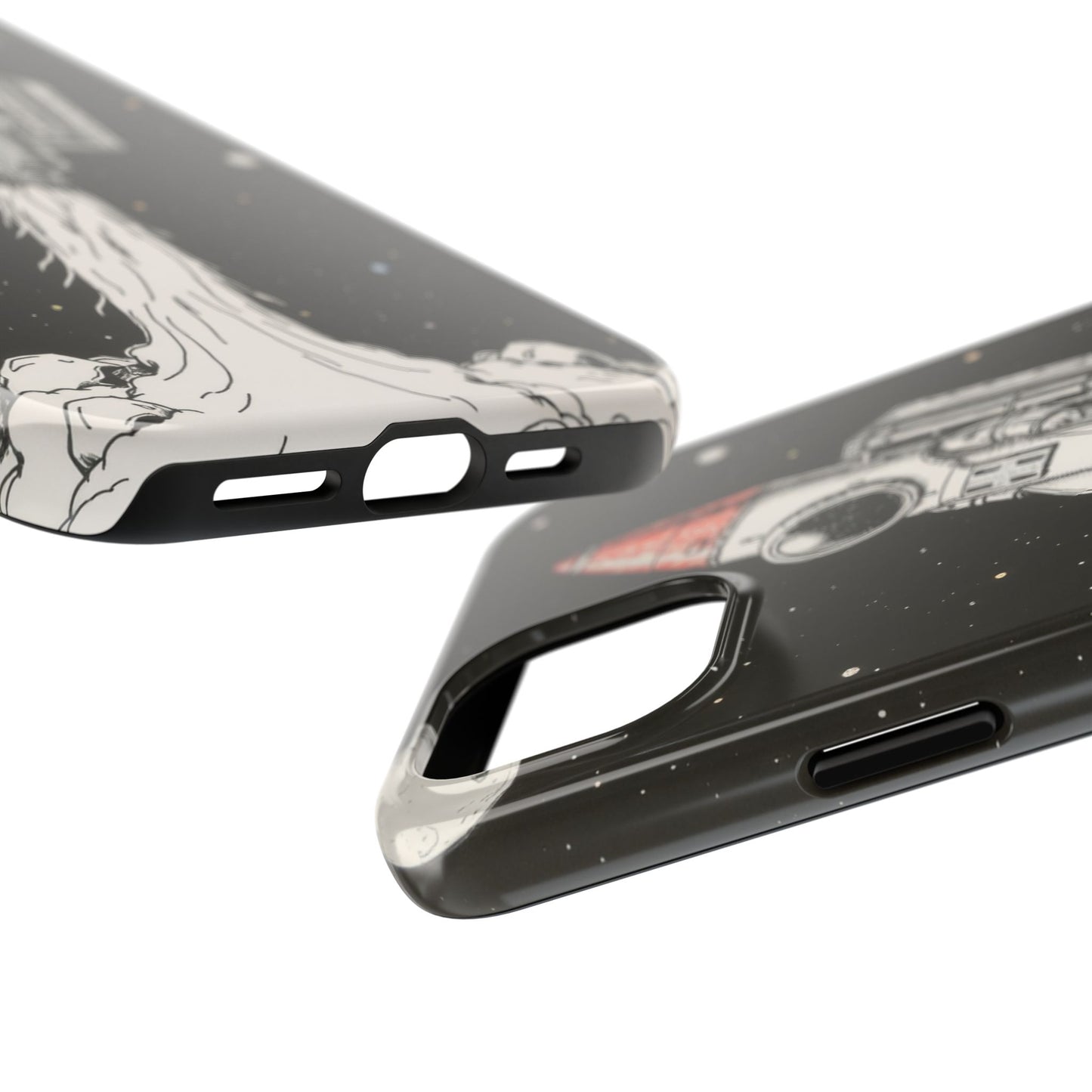 Cool Tough Phone Case for iPhone - Astro-Rocket Bond