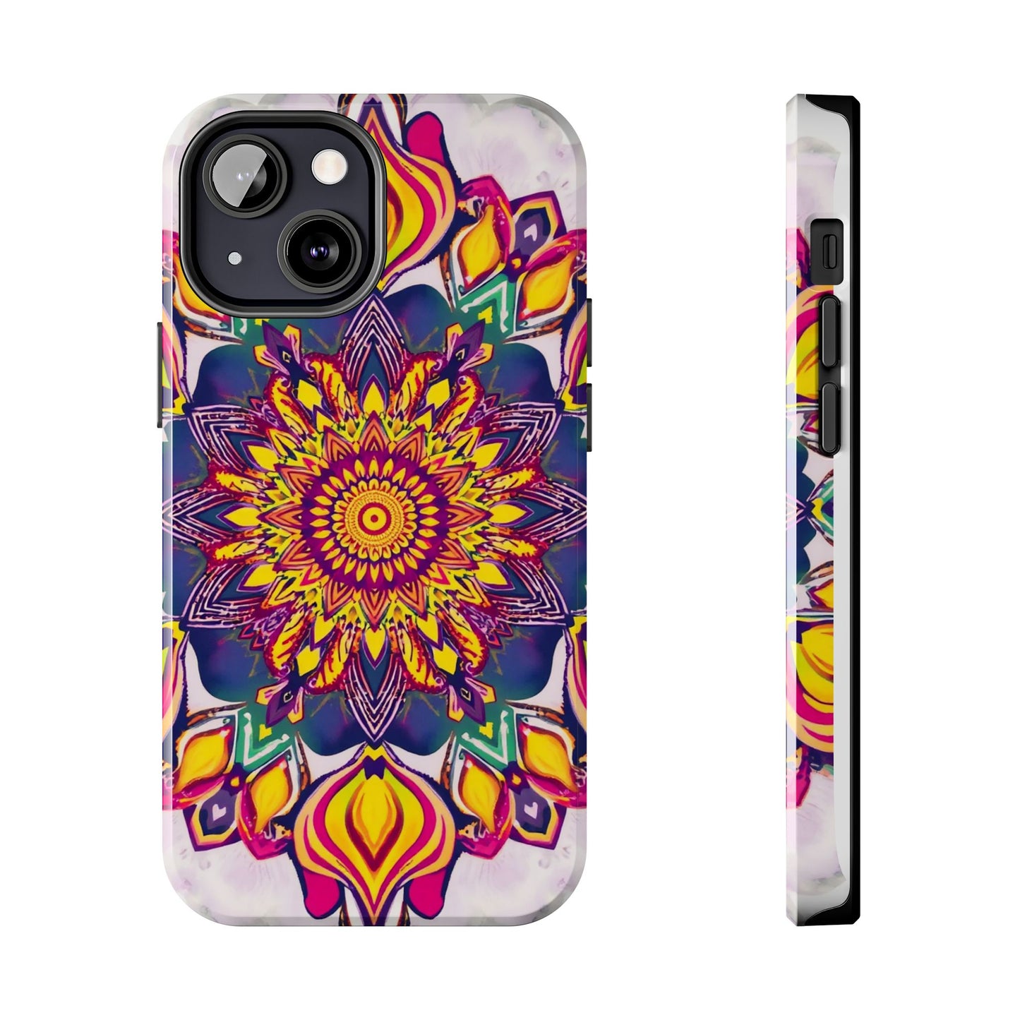 Vibrant Mandala Tough Phone Case - Boho Style Protection - for iPhone
