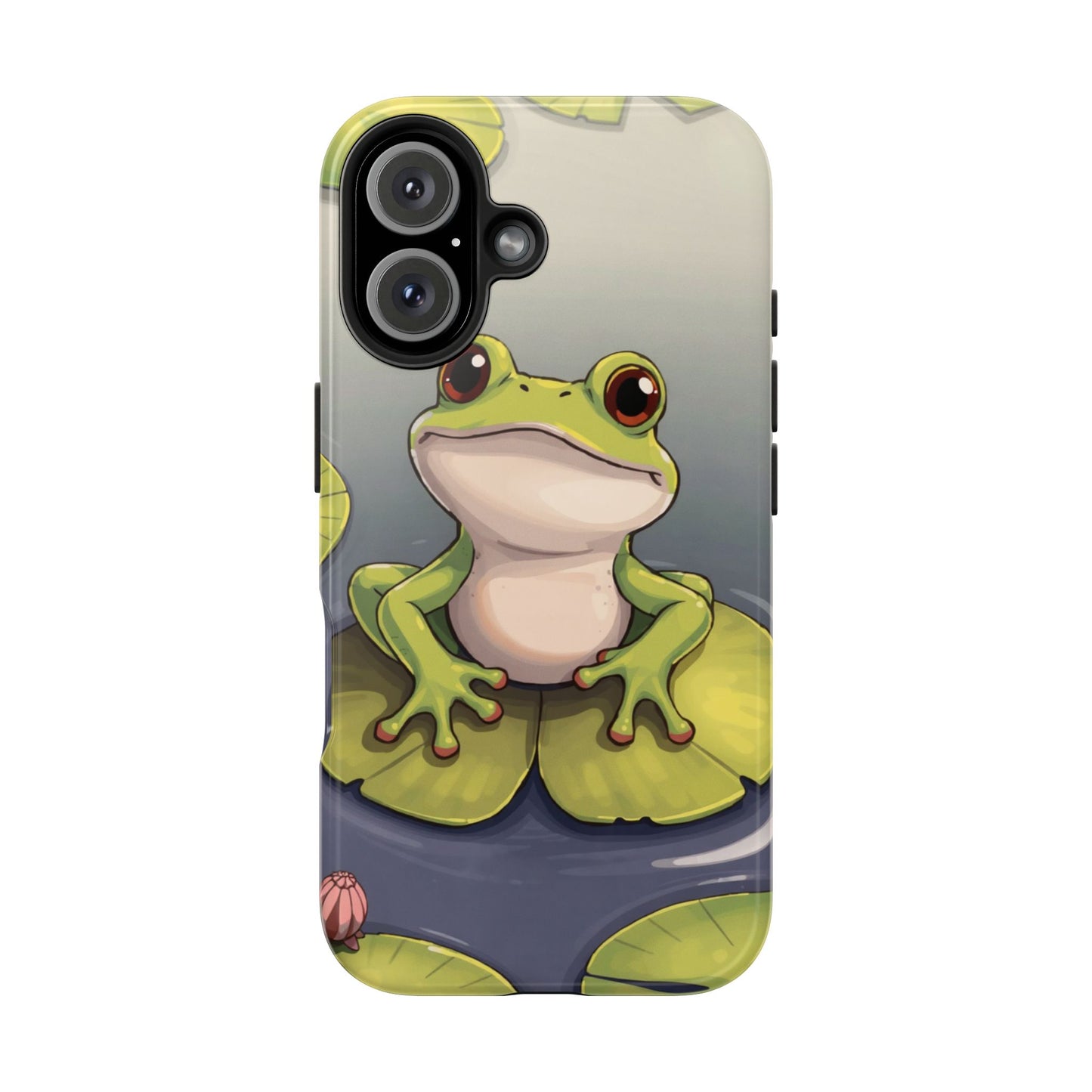 Cute Frog Tough Phone Case - Durable Protection with Nature Vibe