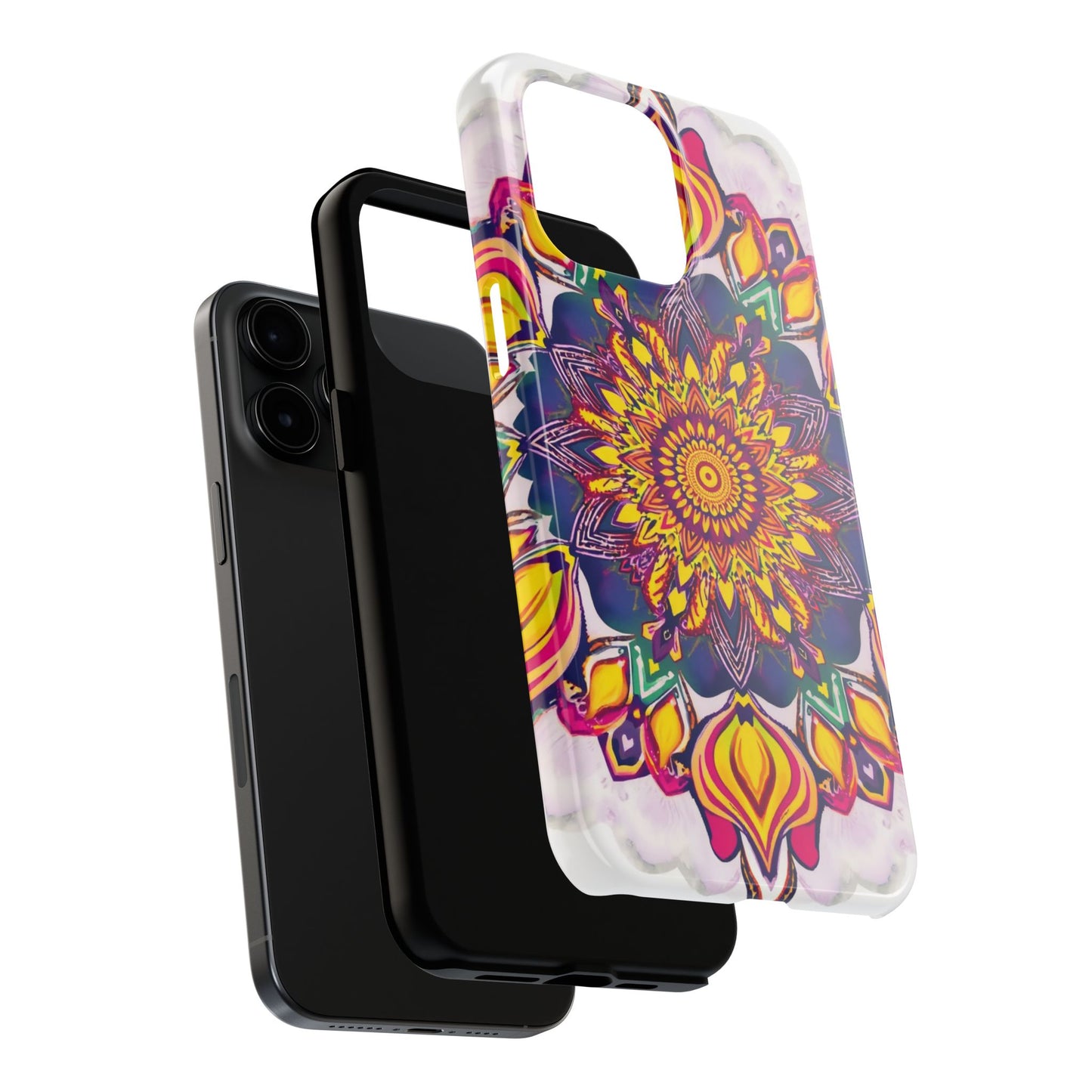 Vibrant Mandala Tough Phone Case - Boho Style Protection - for iPhone