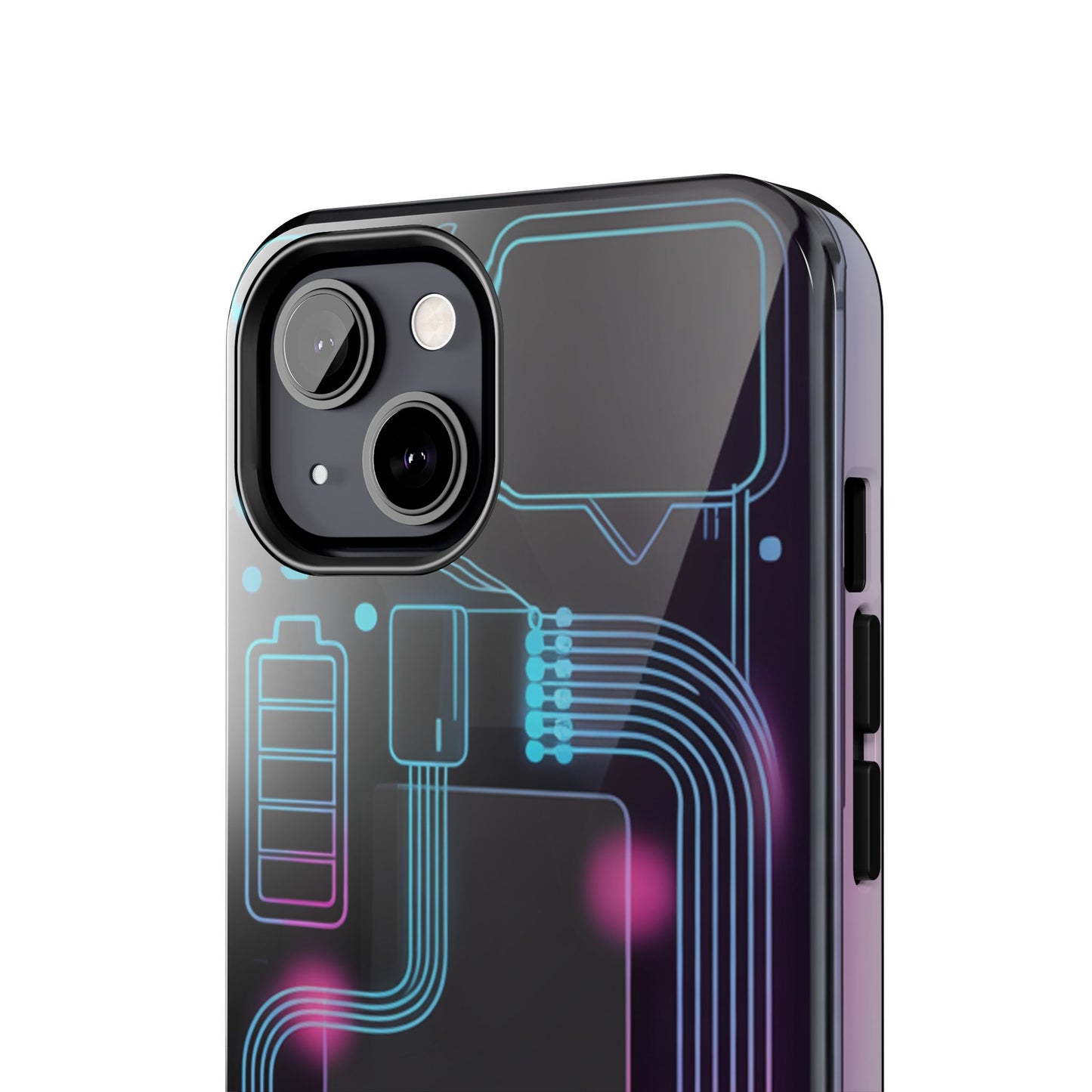 Cyberpunk Circuits Tough Phone Case