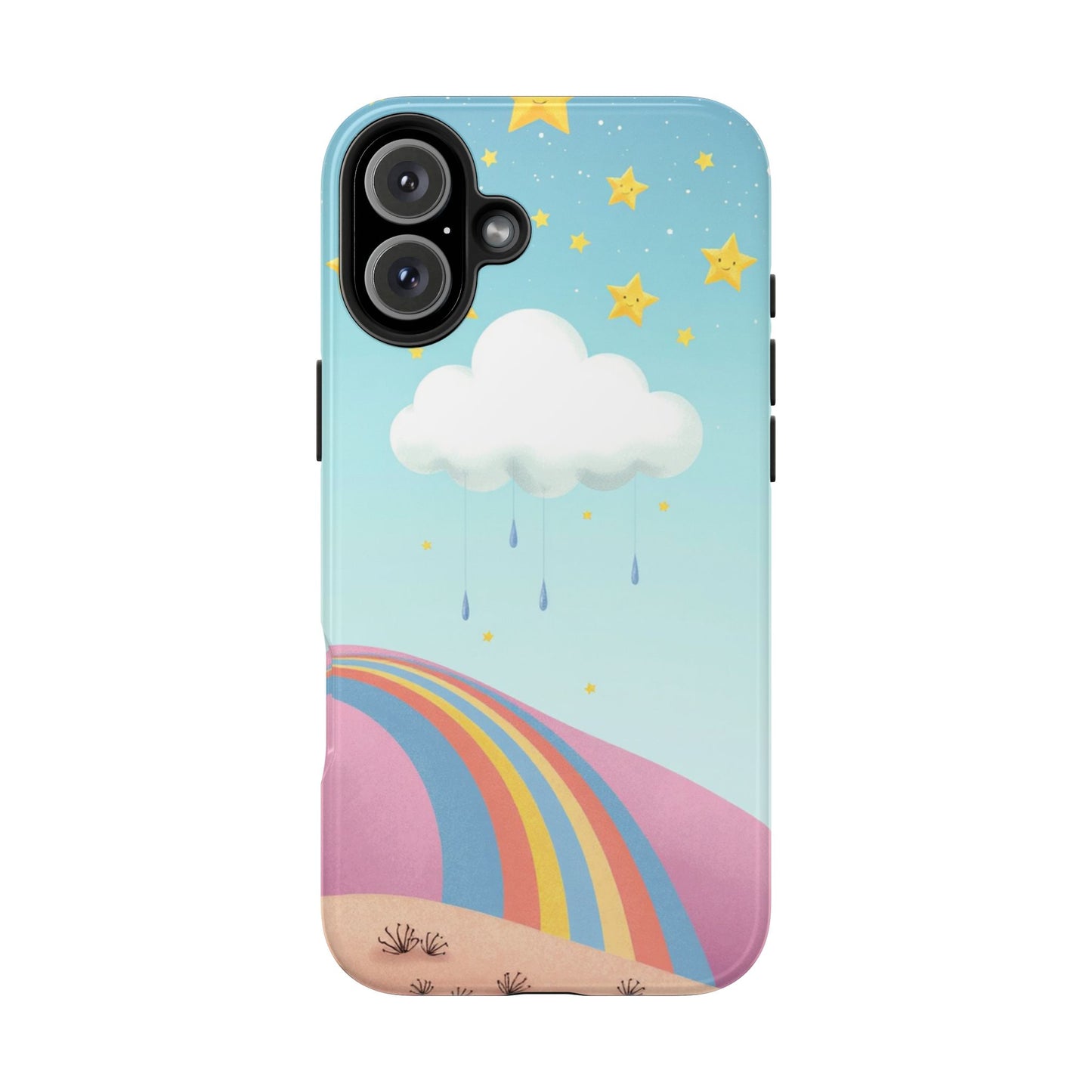 Colorful Rainbow Phone Case - Durable Tough Design for Adventurers
