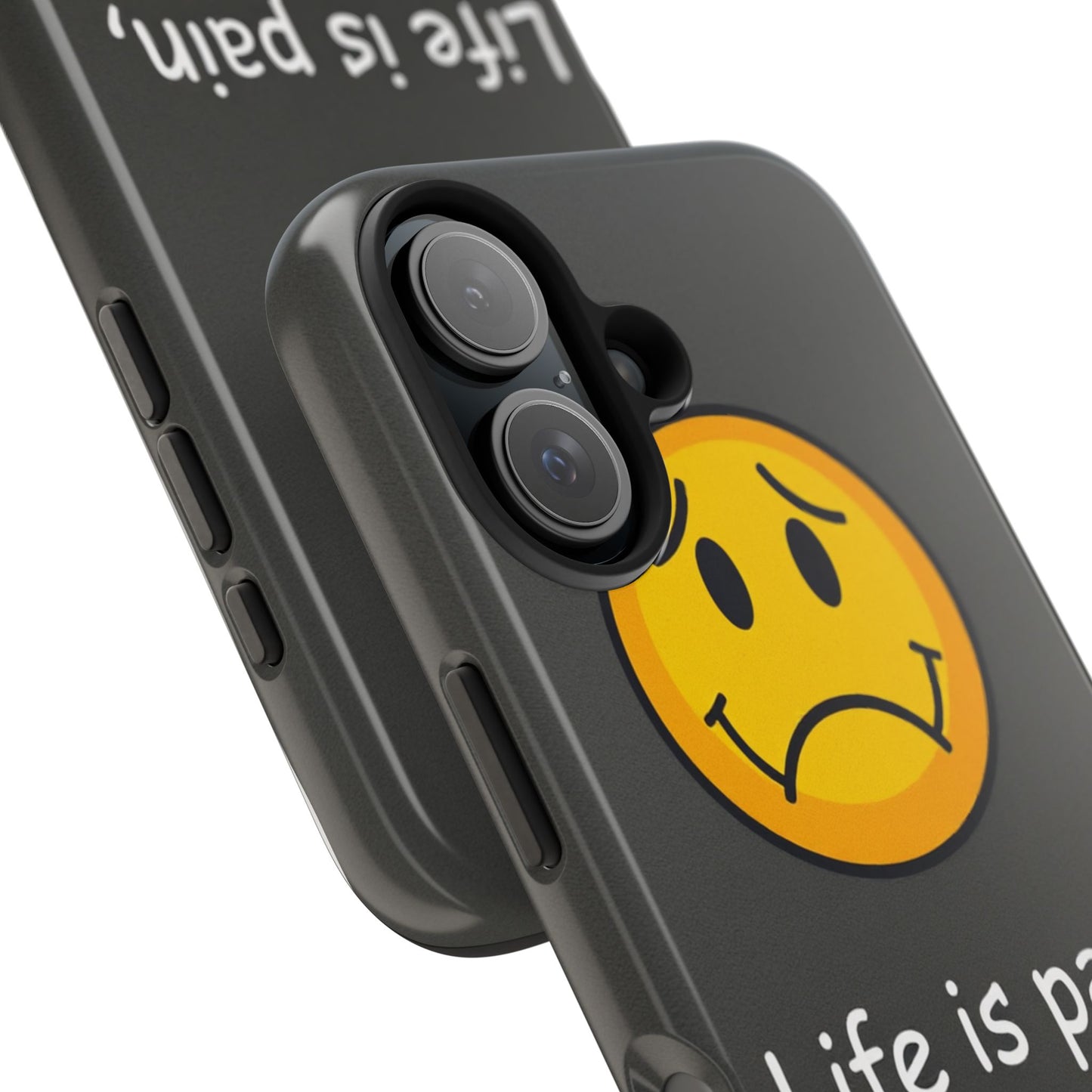 Life is Pain Tough Phone Case - Trendy Design for Smartphone Protection
