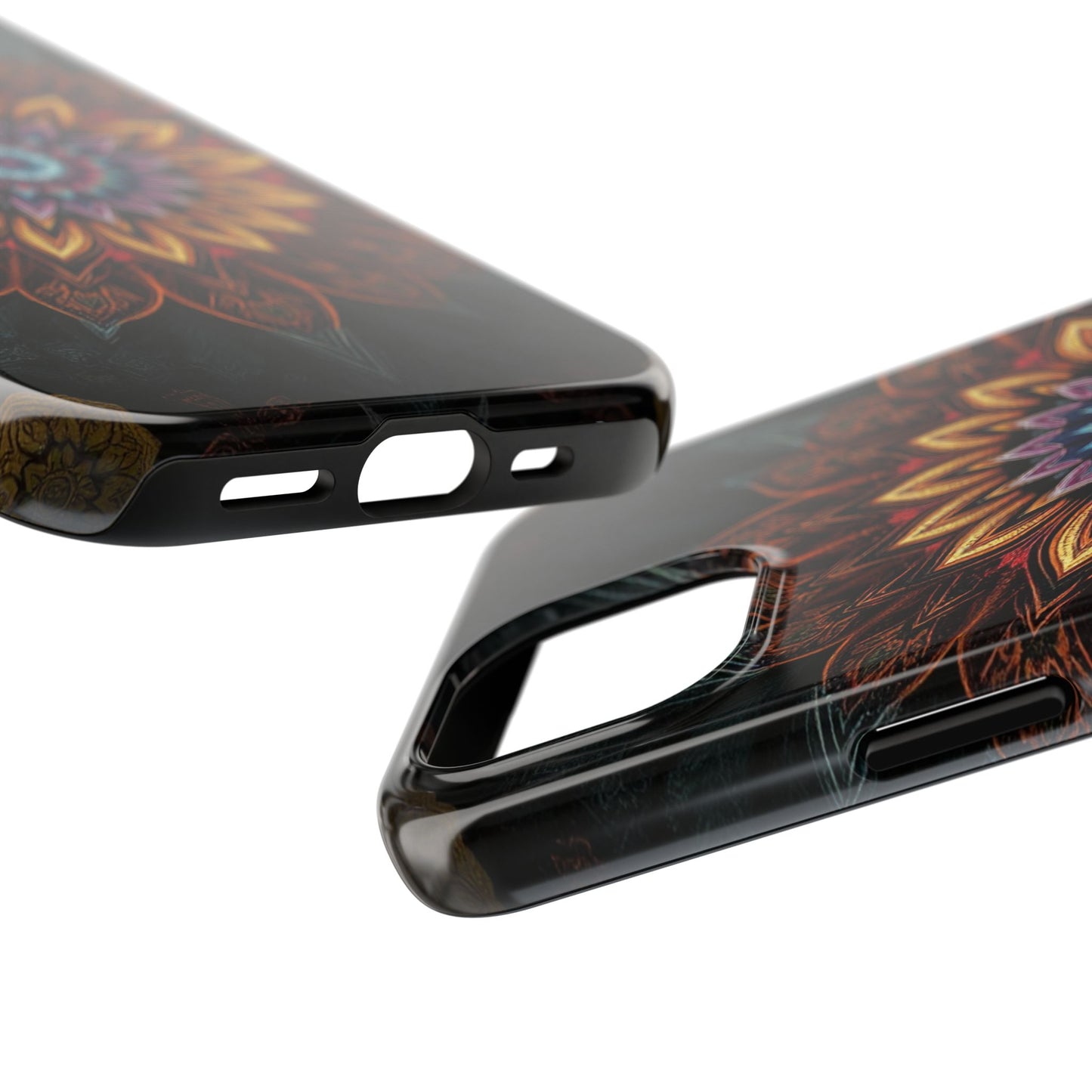 Mystic Mandala Tough Phone Case - Durable Protection with Artistic Design - for iPhone