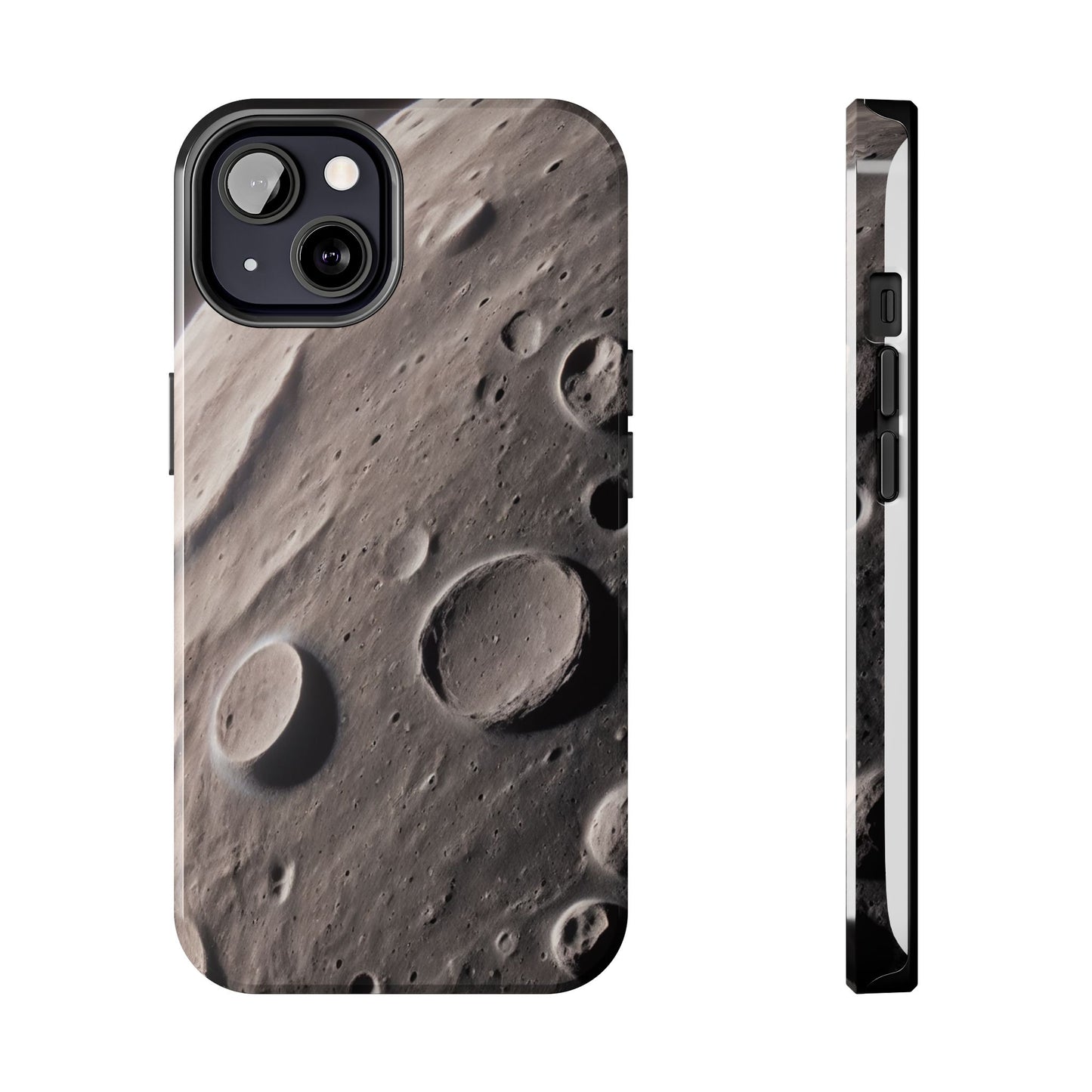 Celestial Moon Surface Tough Phone Case | Durable Space-Themed Design - for iPhone
