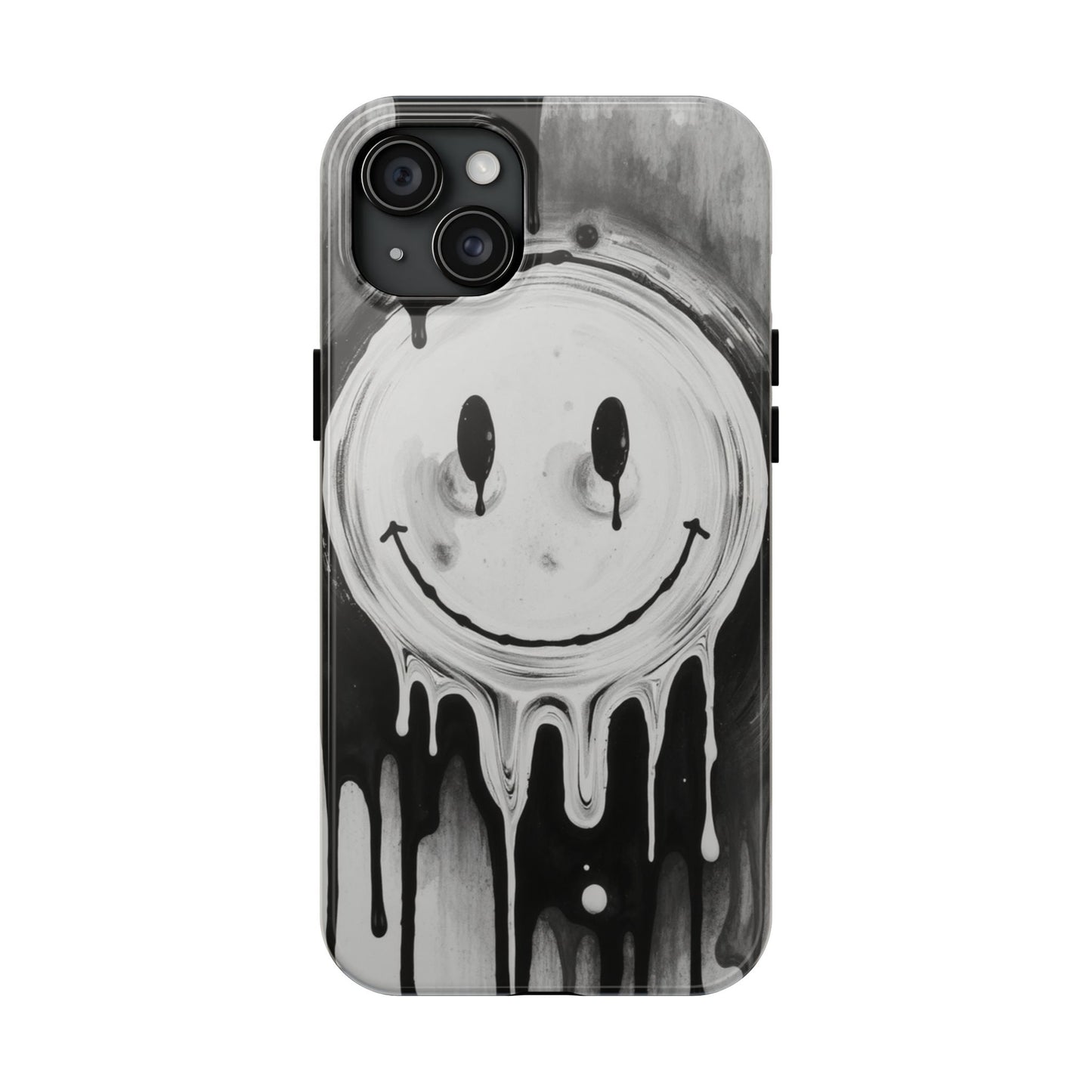 Dripping Smiley Tough Phone Case - Stylish & Durable Protection