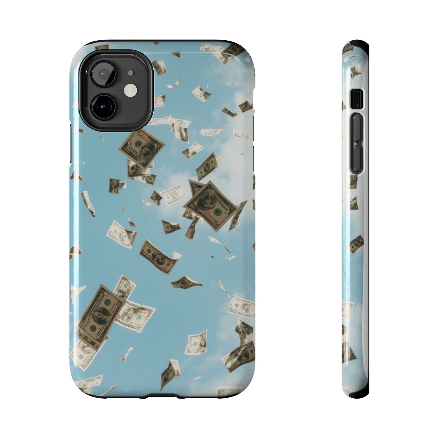 Cinematic Money Rain Phone Case | Tough & Stylish Accessory for Trendsetters, Gift for Birthdays, Graduations, and Celebrations