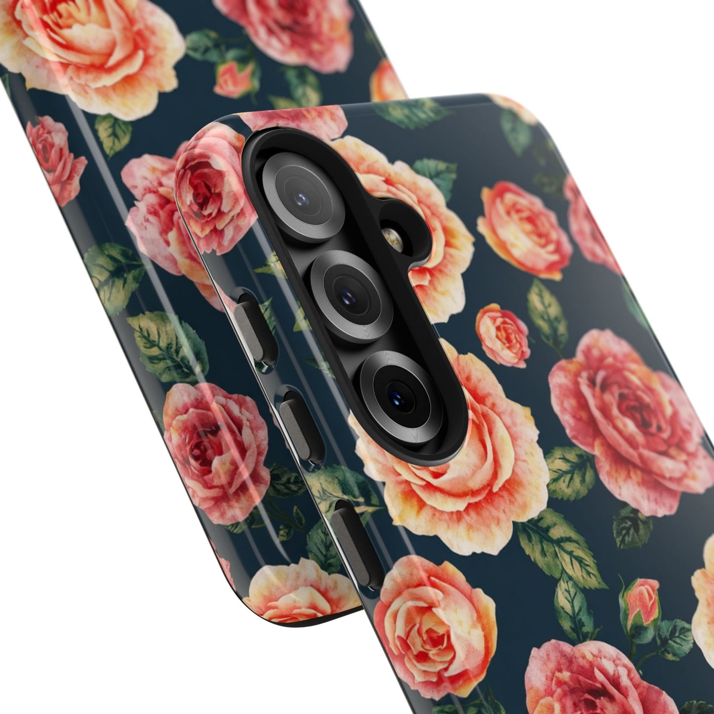 Floral Tough Phone Cases - Durable & Stylish New Age Rose Design - for iPhone