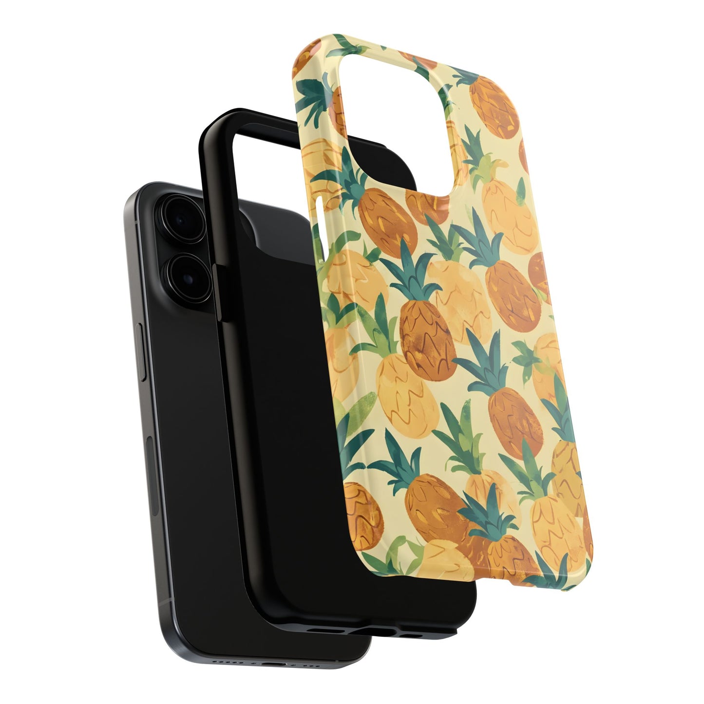Pineapple Paradise Tough Phone Case - Durable and Stylish for Summer Vibes - for iPhone