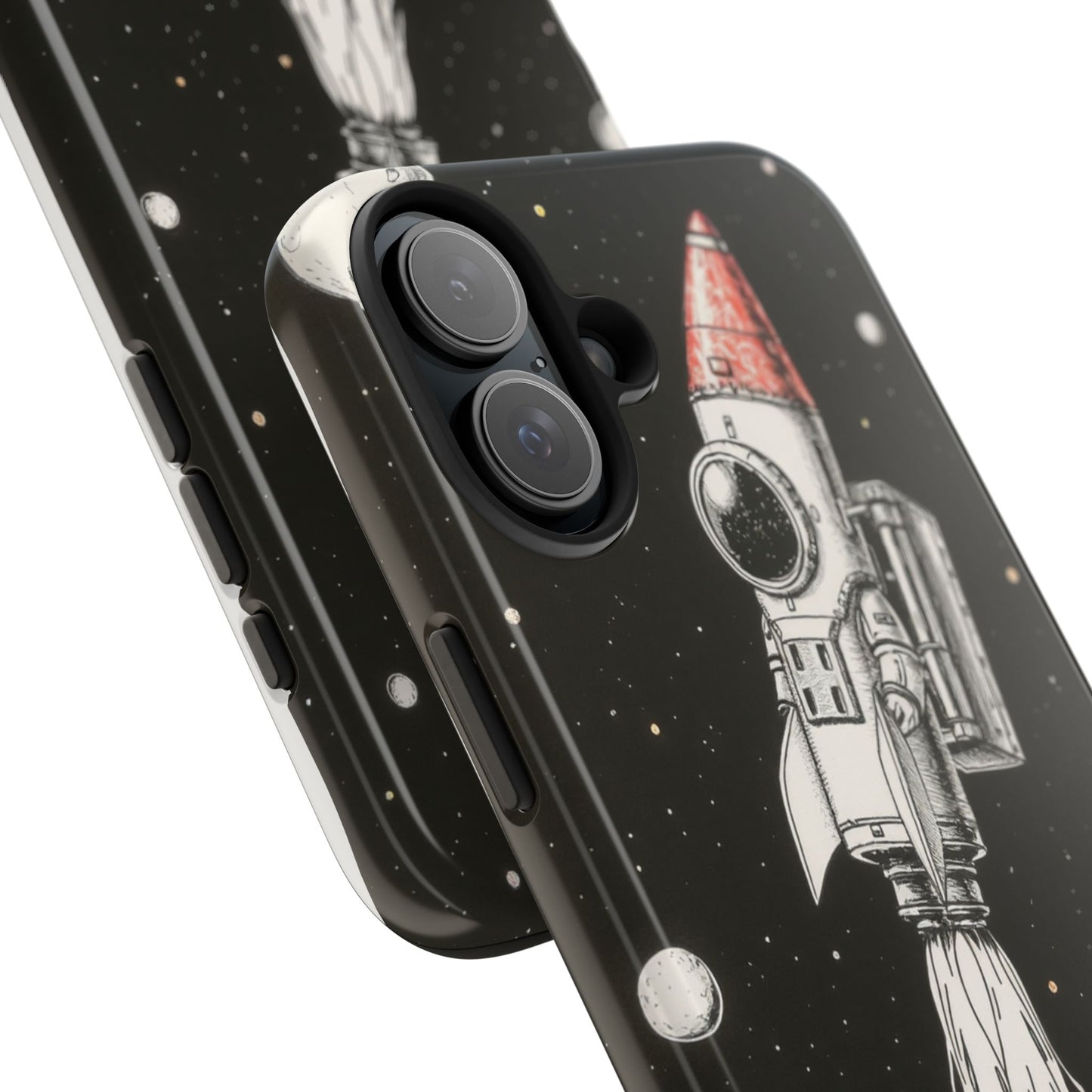 Cool Tough Phone Case for iPhone - Astro-Rocket Bond