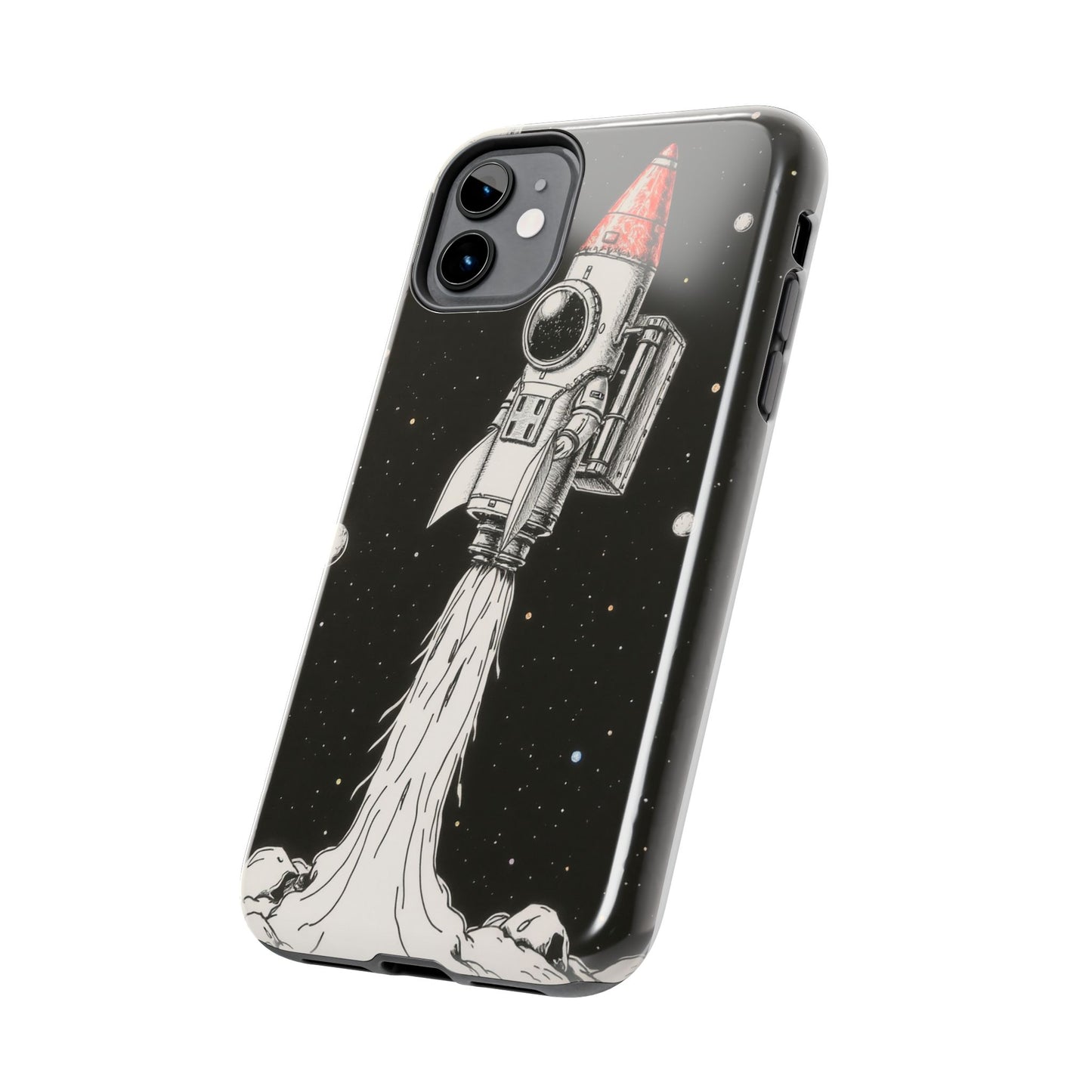 Cool Tough Phone Case for iPhone - Astro-Rocket Bond