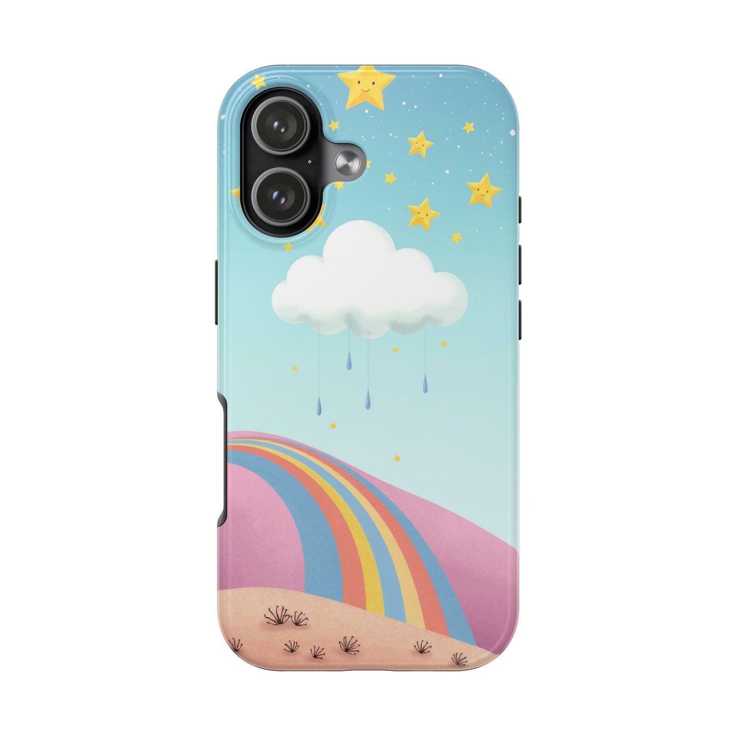 Colorful Rainbow Phone Case - Durable Tough Design for Adventurers