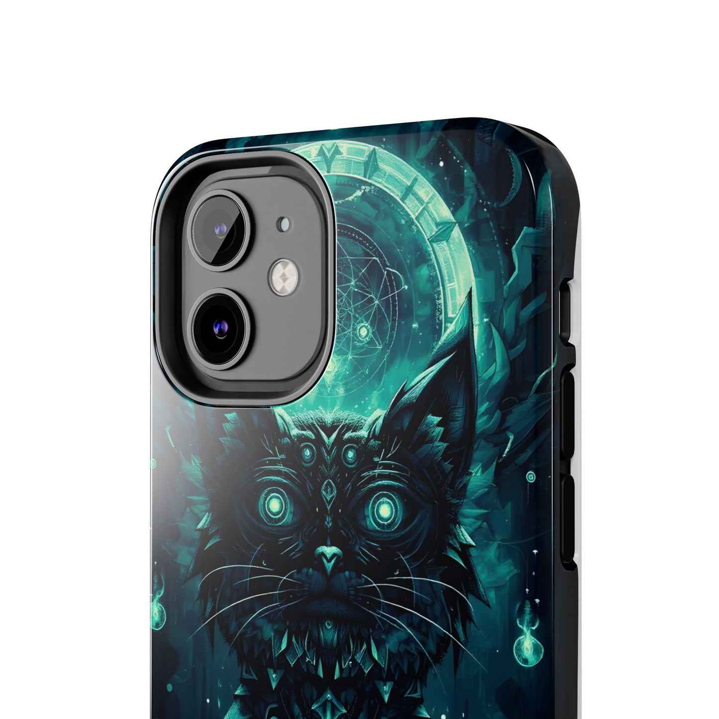 Mystical Dark Cat Phone Case - Tough Protective Cover for Cat Lovers - for iPhone