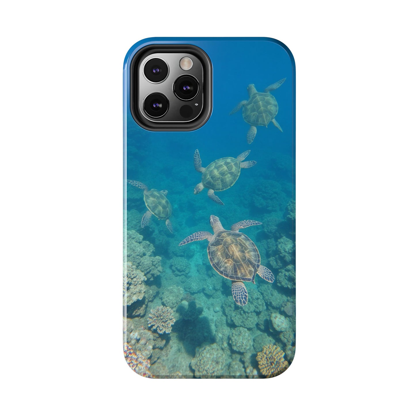 Ocean Turtle Tough Phone Cases - Durable Protection with Marine Art