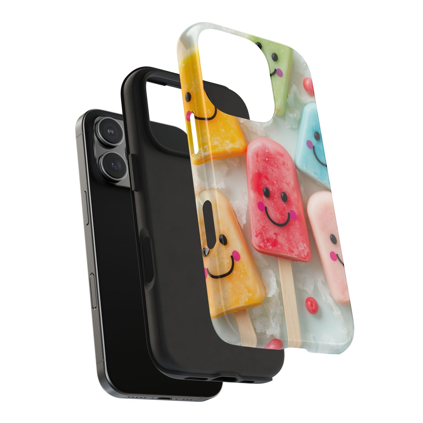 Cute Smile Popsicle Tough Phone Case - Fun Protection for Your Device