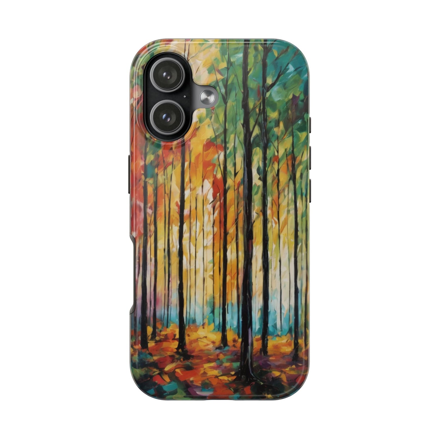 Autumn Forest Tough Phone Case - Colorful Nature Design - for iPhone