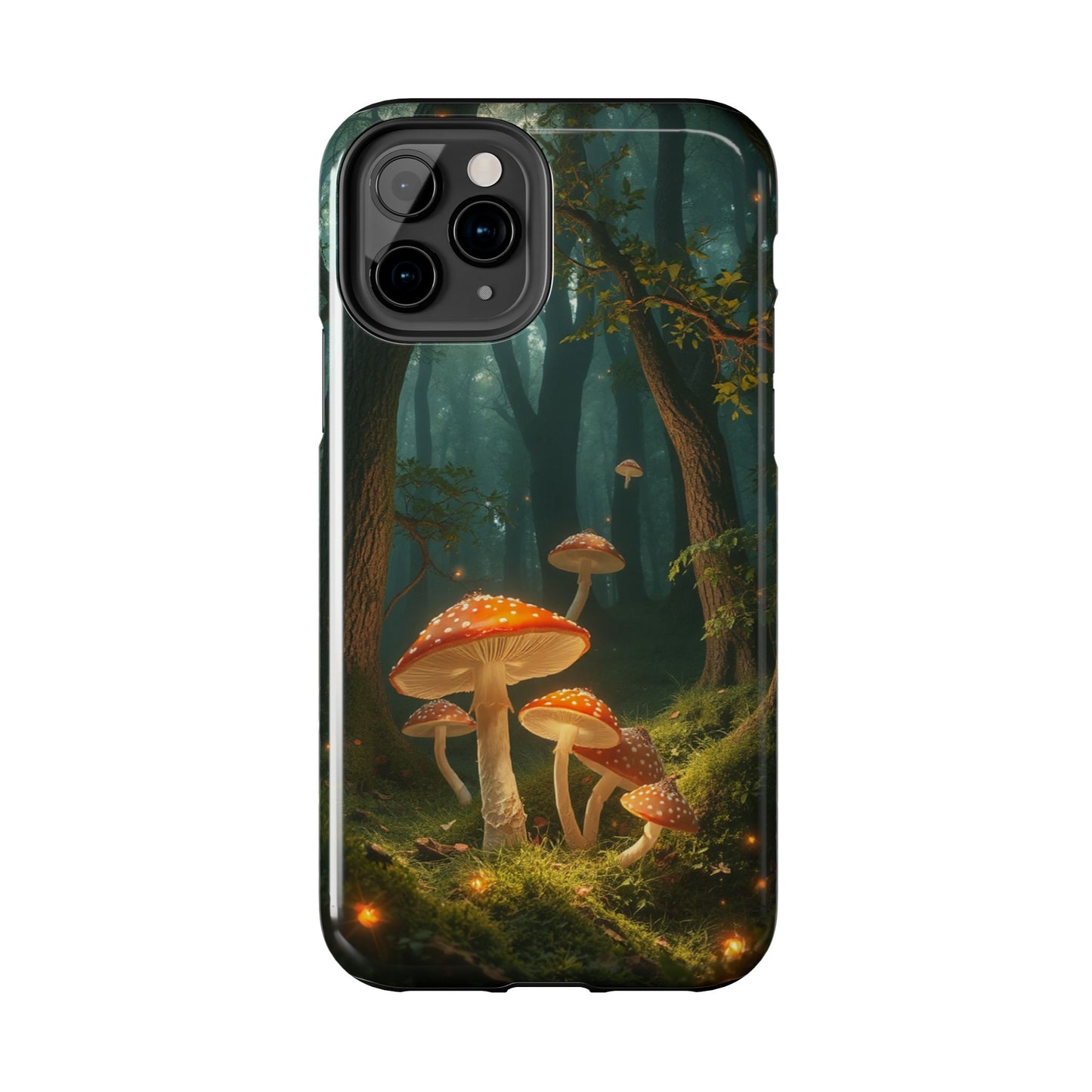 Whimsical Mushroom Tough Phone Case - Forest Fantasy Design