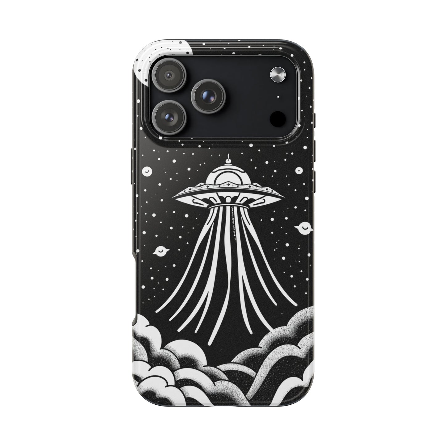 Galaxy UFO Tough Phone Case - Durable Protection with Unique Space Design