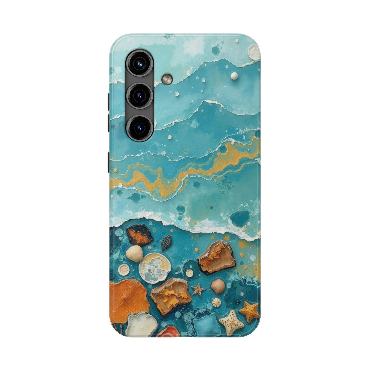 Ocean-Inspired Tough Phone Cases - Coastal Beach Vibe, Easy Accessory for Beach Lovers