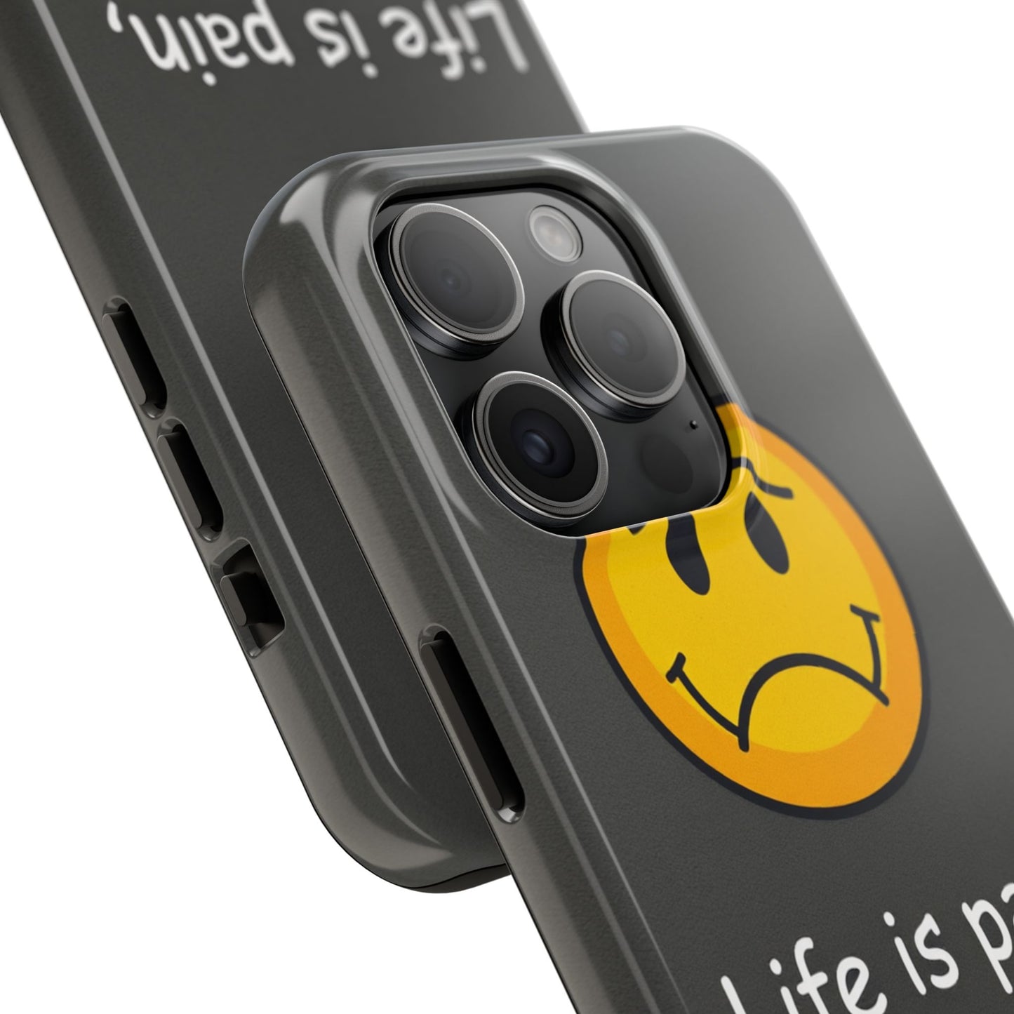 Life is Pain Tough Phone Case - Trendy Design for Smartphone Protection
